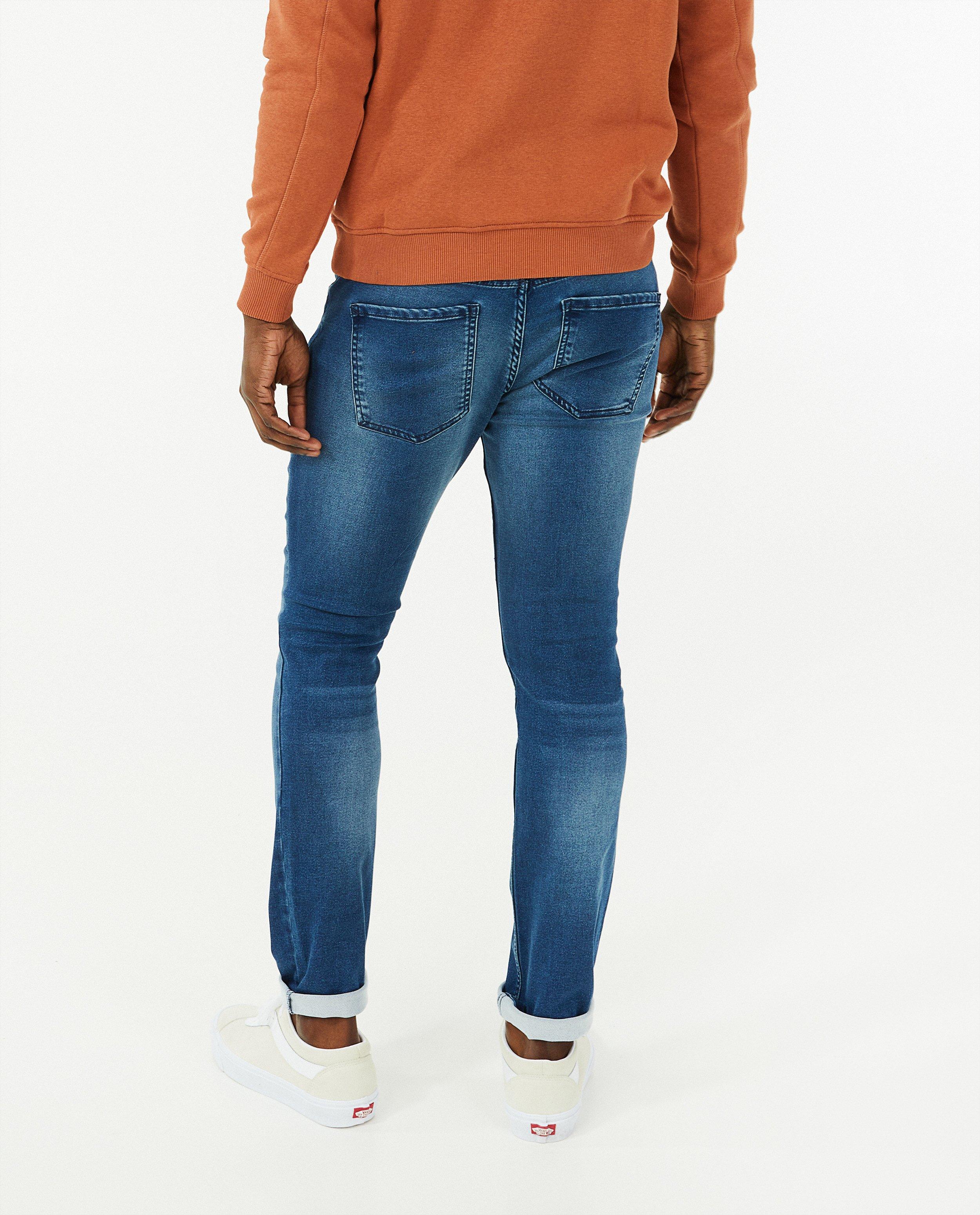 Jeans - Jeans slim en sweat denim Smith