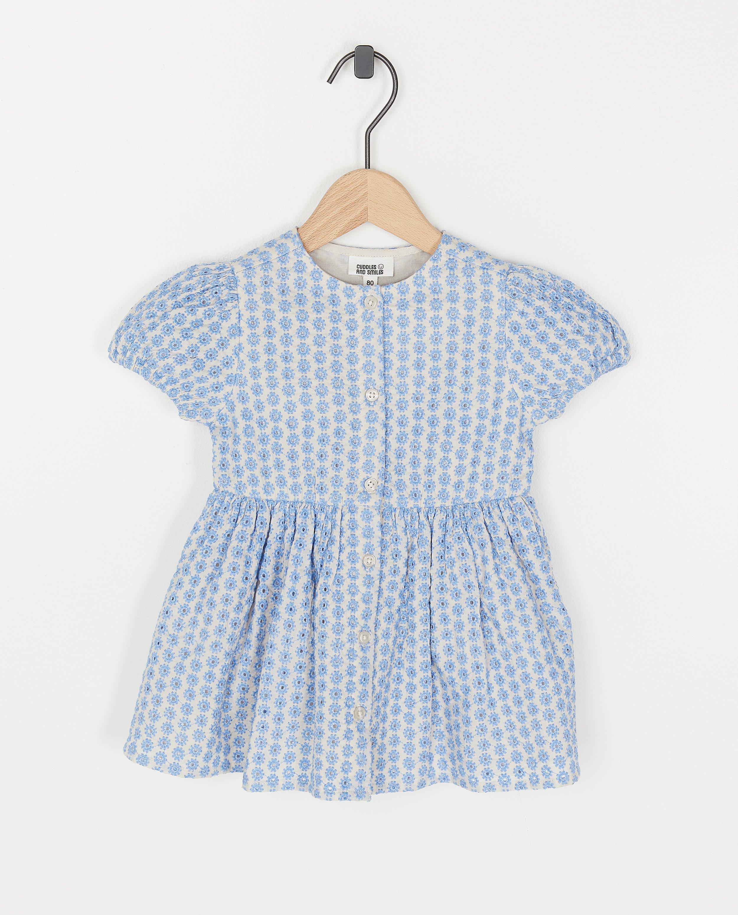 Robe bleue à imprimé fleuri - null - Cuddles and Smiles