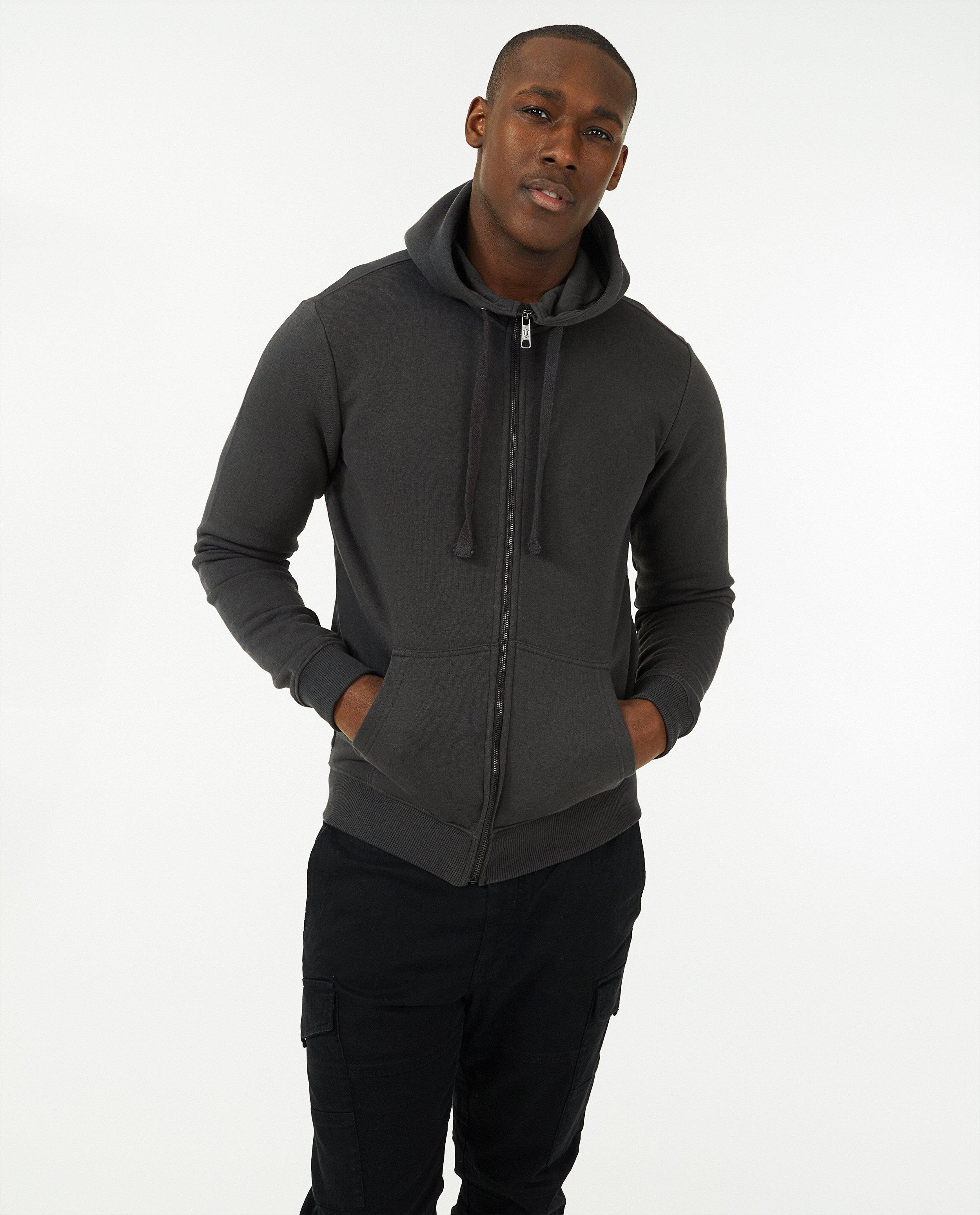 Cardigan - Donkergrijs sweatvest