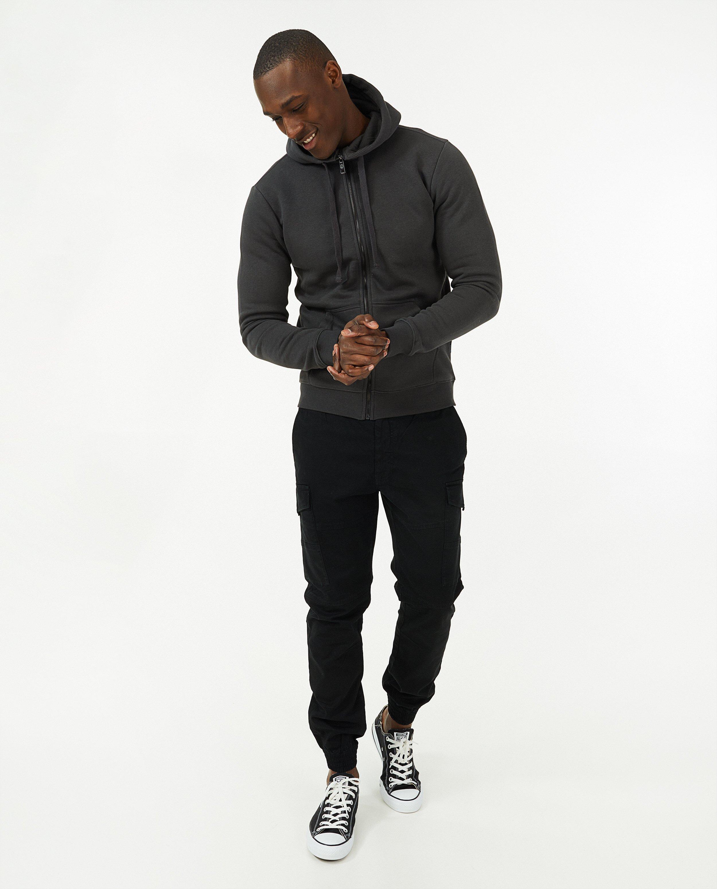 Cardigan - Donkergrijs sweatvest