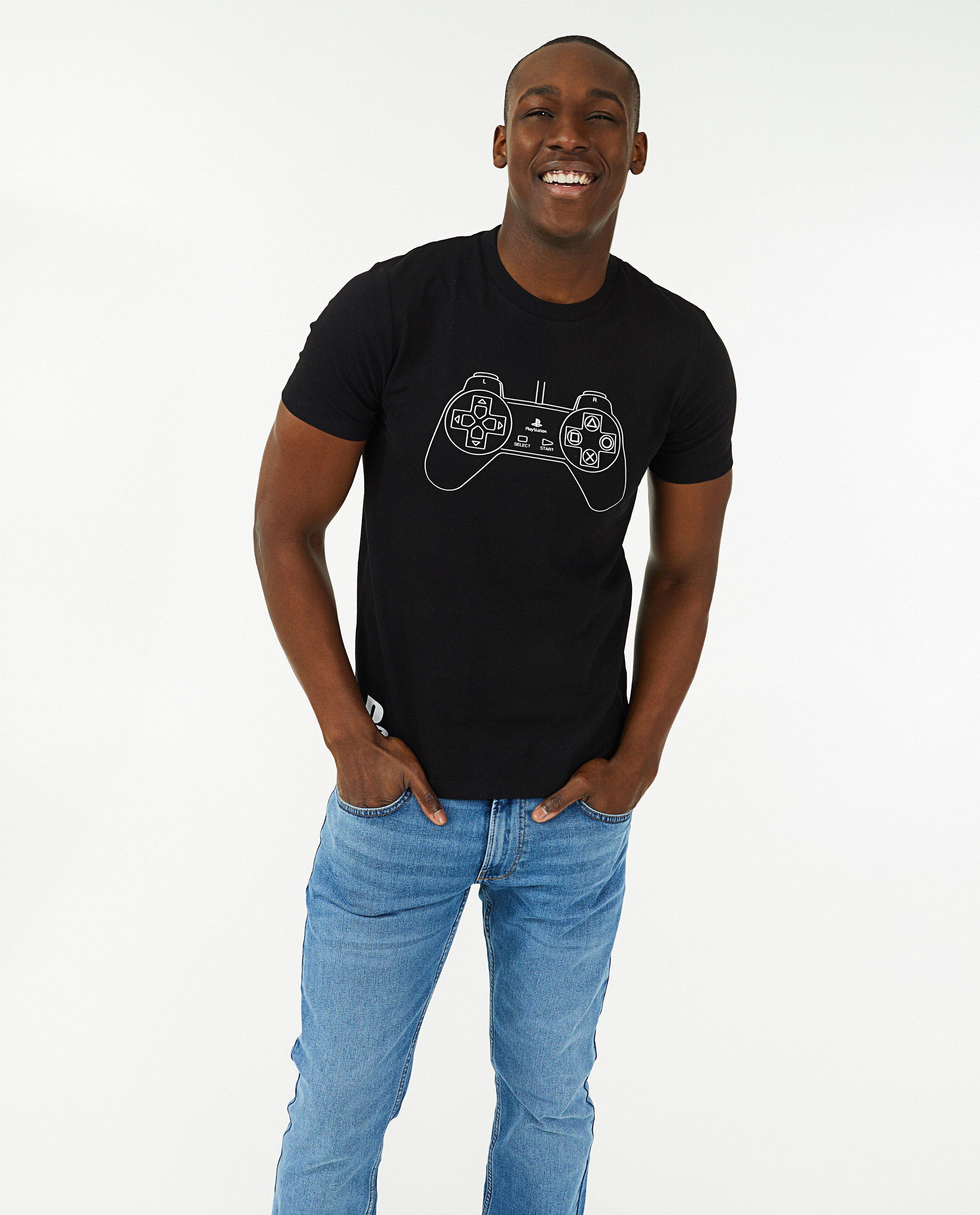T-shirts - Zwart T-shirt PlayStation