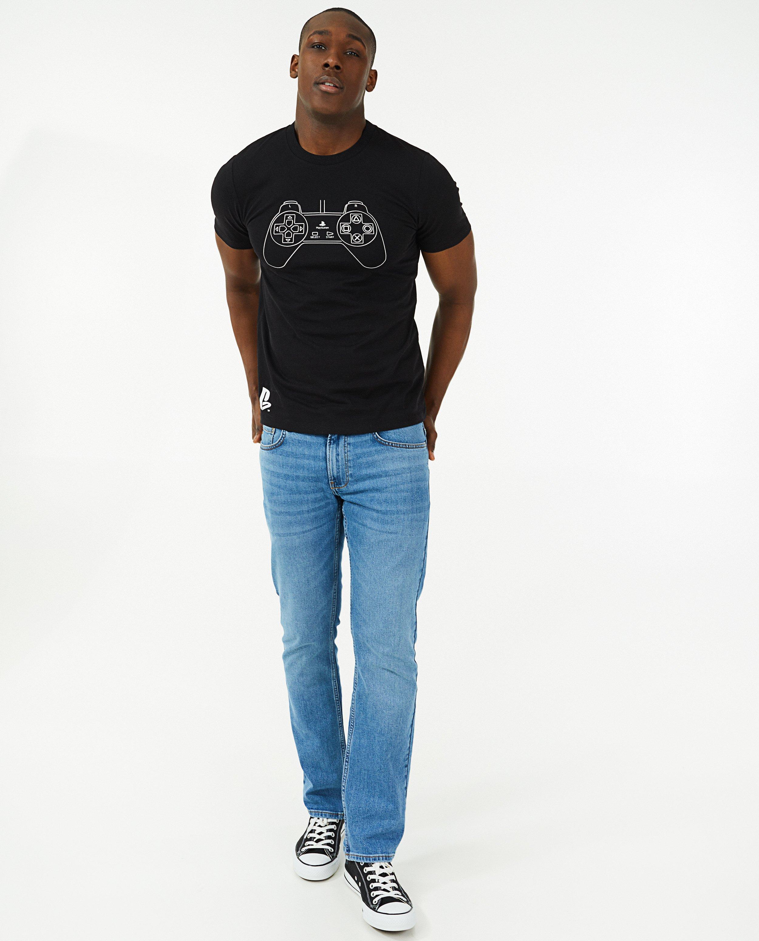 T-shirts - Zwart T-shirt PlayStation