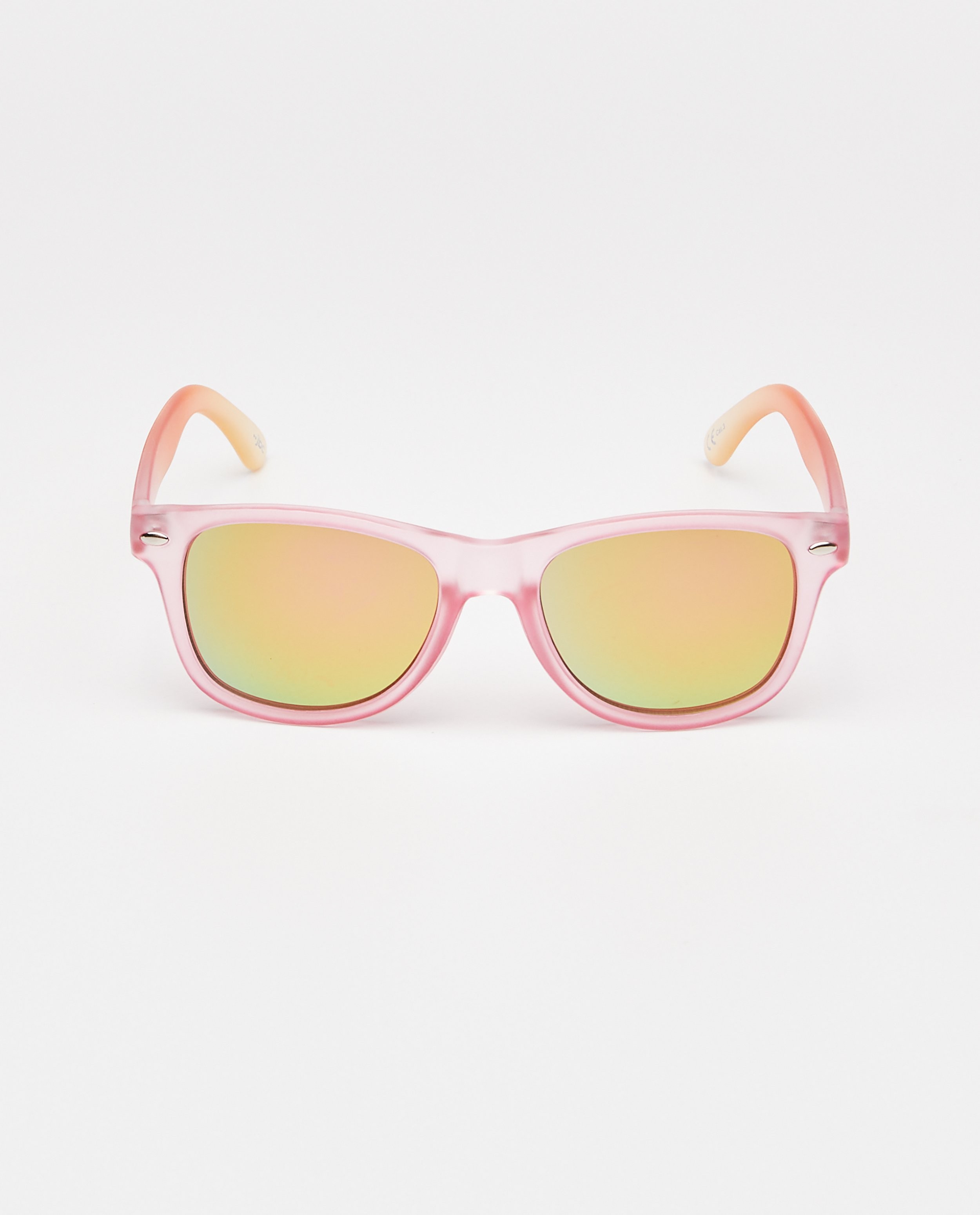 Zonnebrillen - Roze zonnebril met spiegelglazen