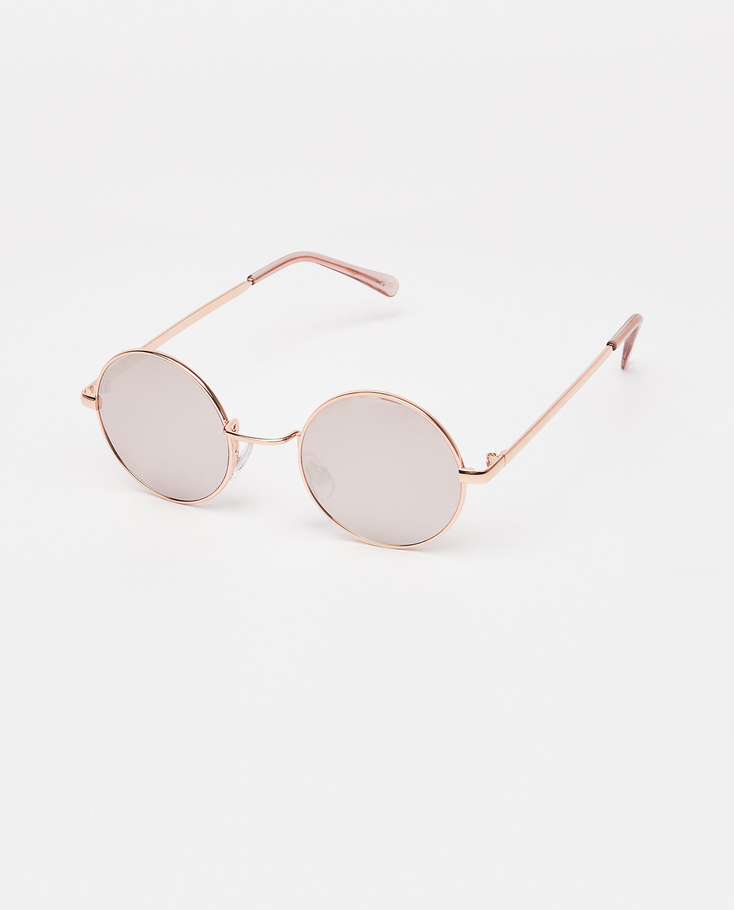 Lunettes de soleil roses à verres ronds - null - JBC