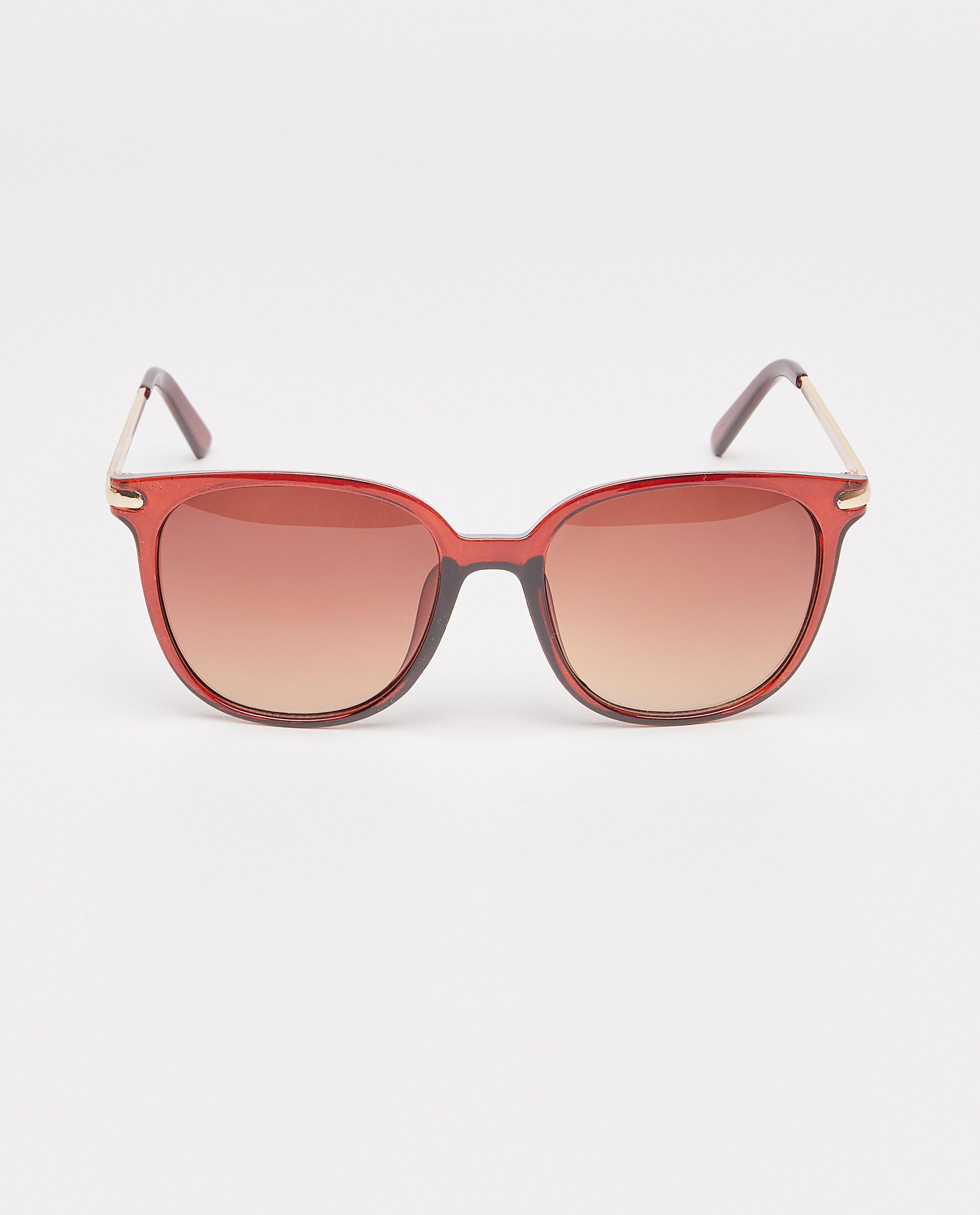 Lunettes de soleil - Lunettes de soleil rouge foncé