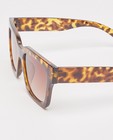 Zonnebrillen - Bruine zonnebril met luipaardprint