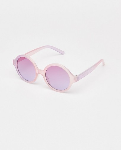 Roze zonnebril met ronde glazen