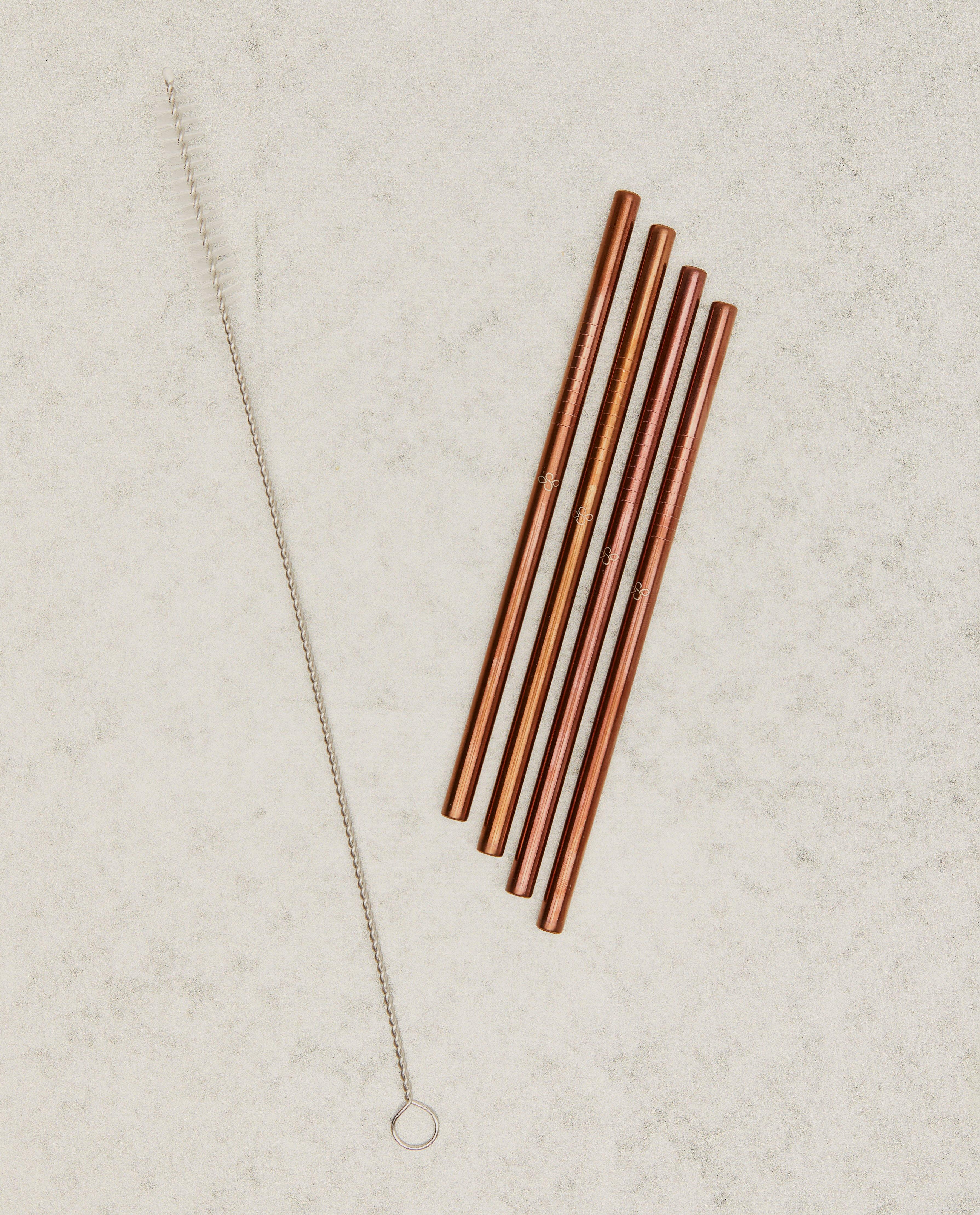 Herbruikbare rietjes Sustainable Family - set van 4 - JBC