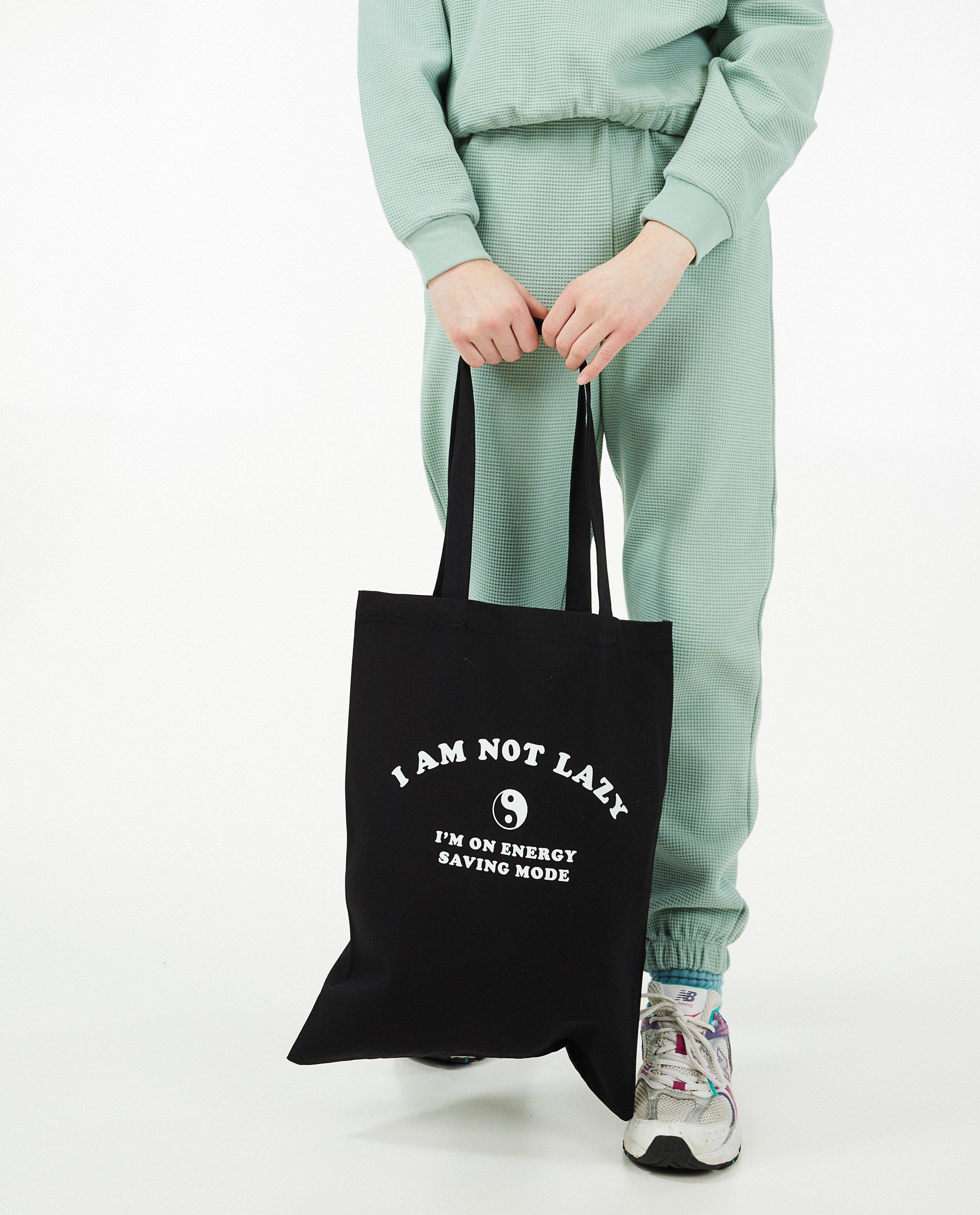 Tote bag noir imprimé - null - Groggy