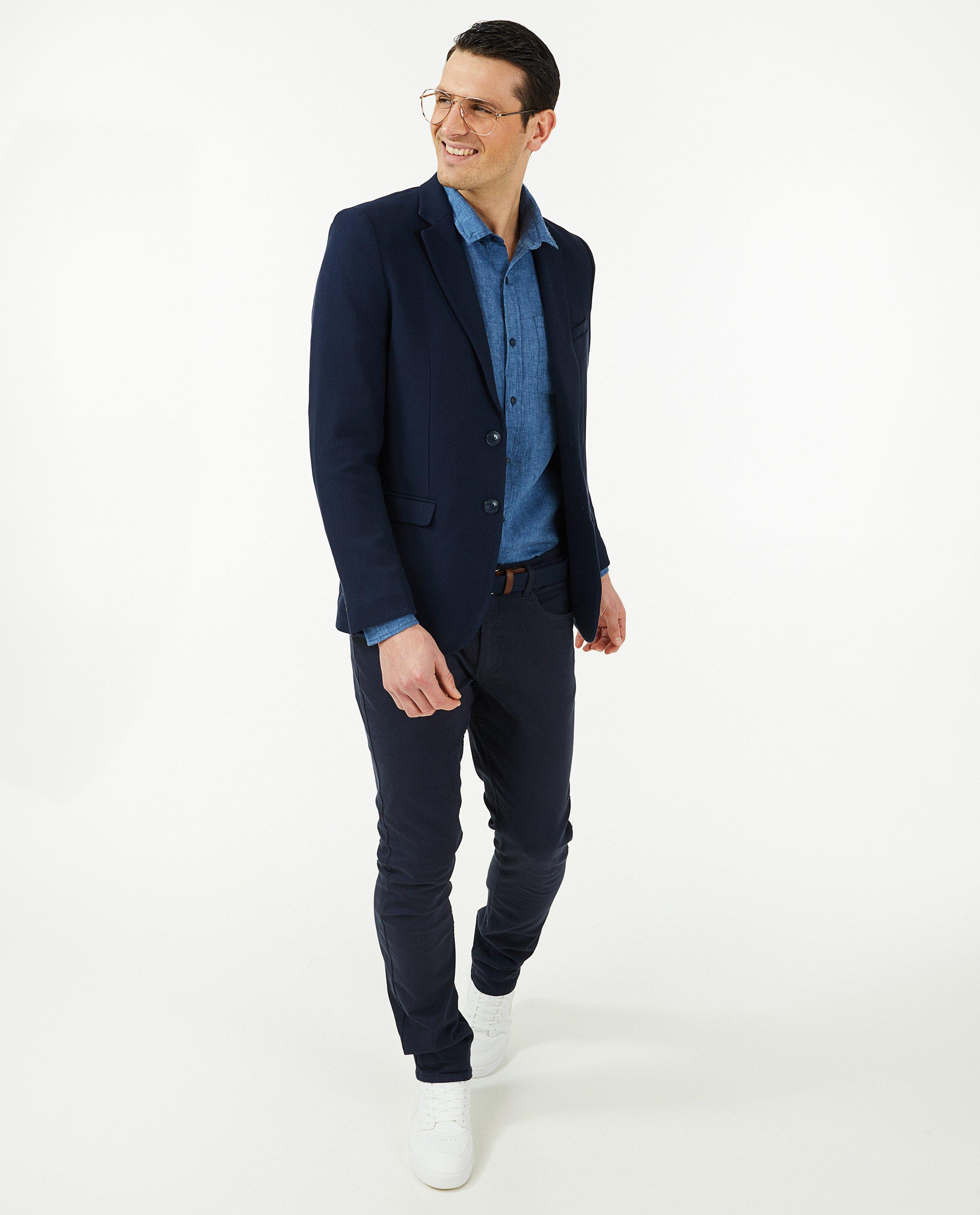 Blazers - Blauwe blazer Hampton Bays