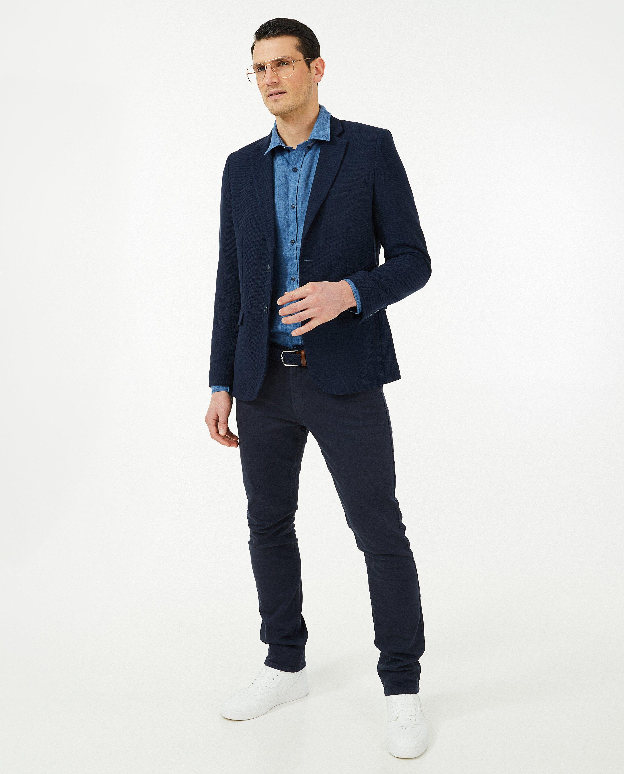 Blazers - Blauwe blazer Hampton Bays