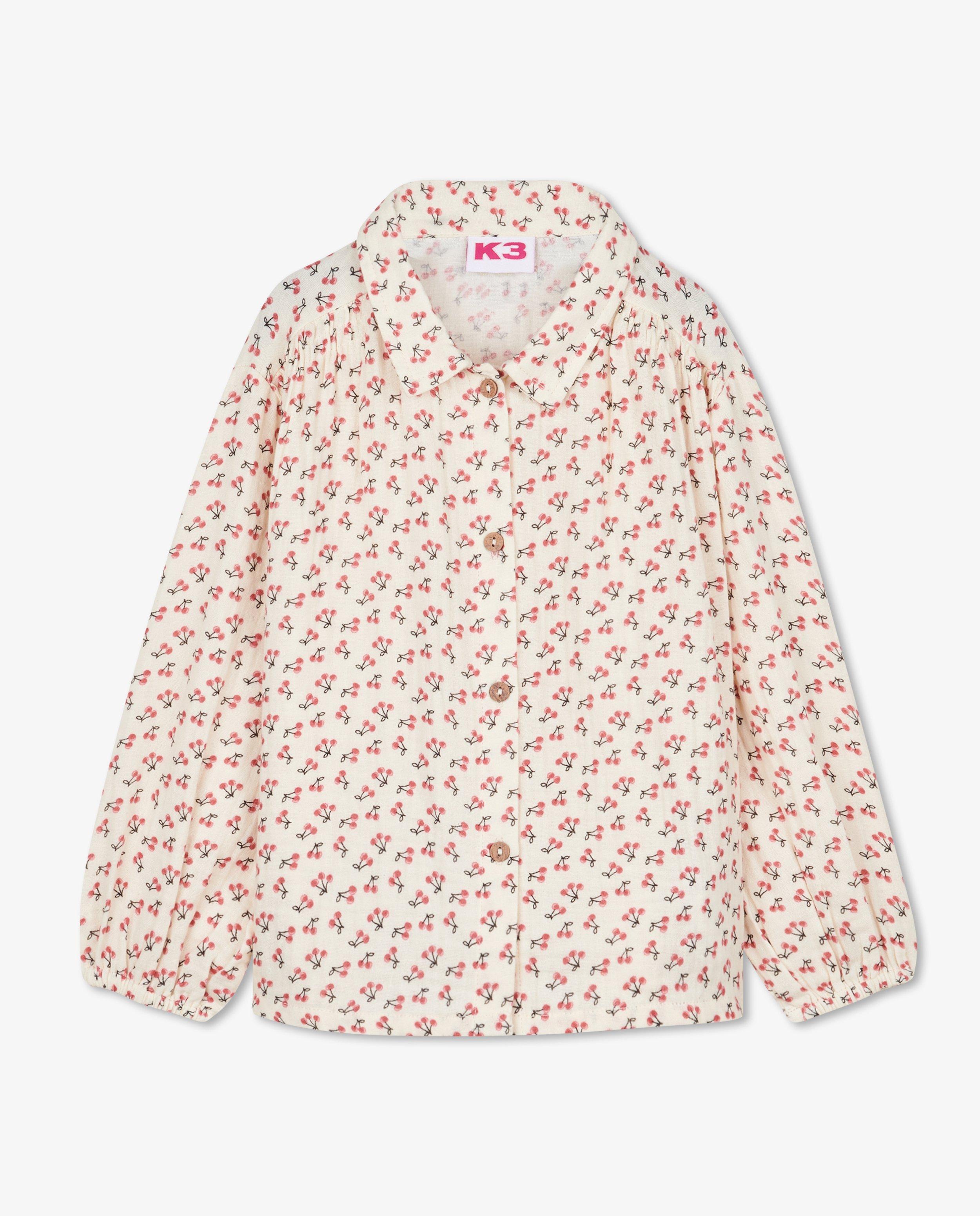 Hemden - Wit hemdje met print K3