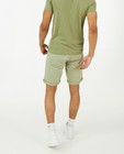 Shorts - Short vert sauge slim fit