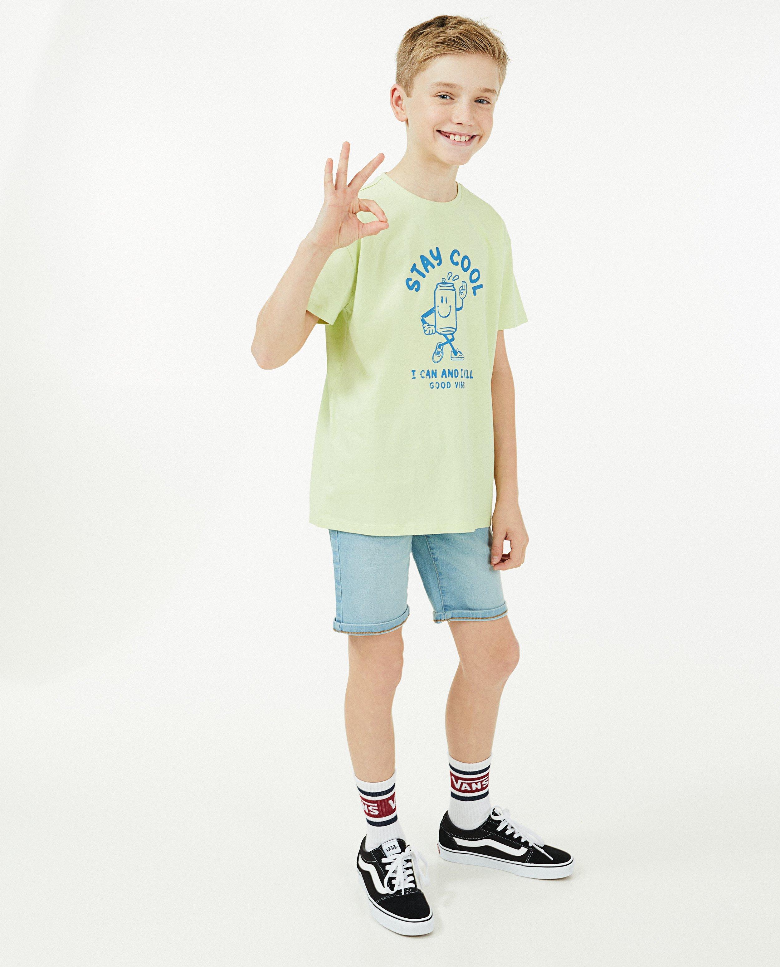 Grijze jeansshort BESTies - null - Besties