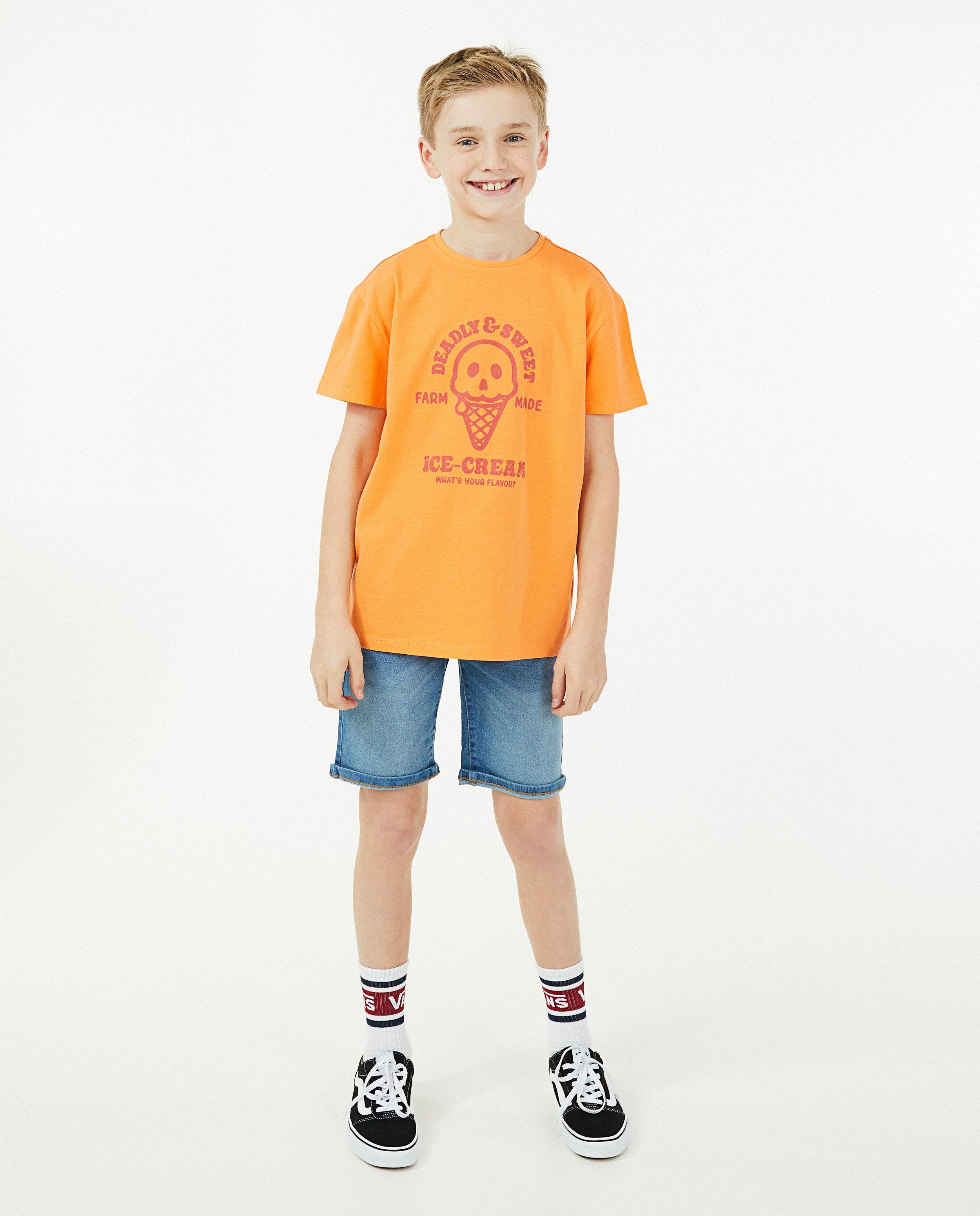 Grijze jeansshort BESTies - null - Besties