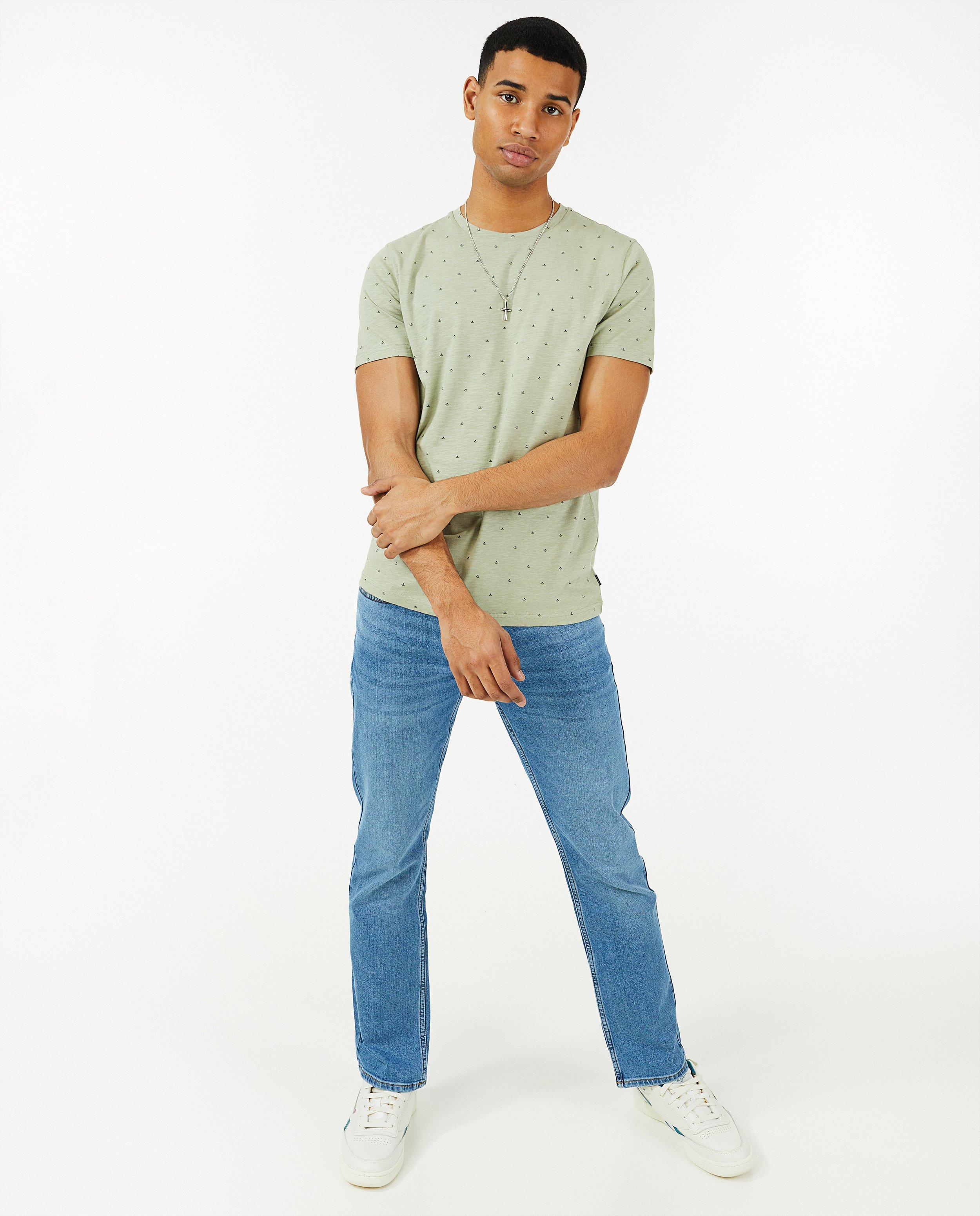 Jeans fitted straight bleu Brandon - null - Quarterback