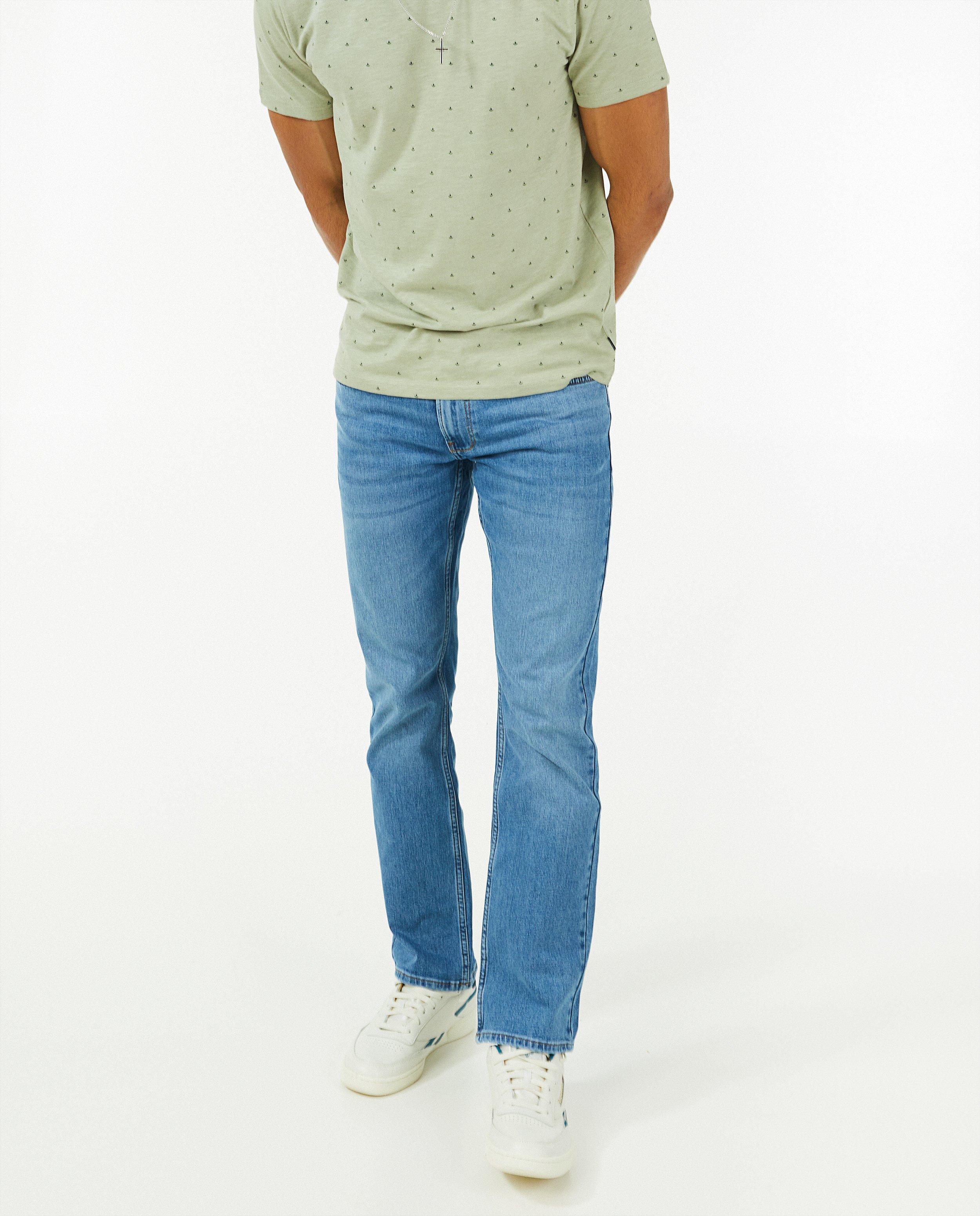 Jeans - Jeans fitted straight bleu Brandon