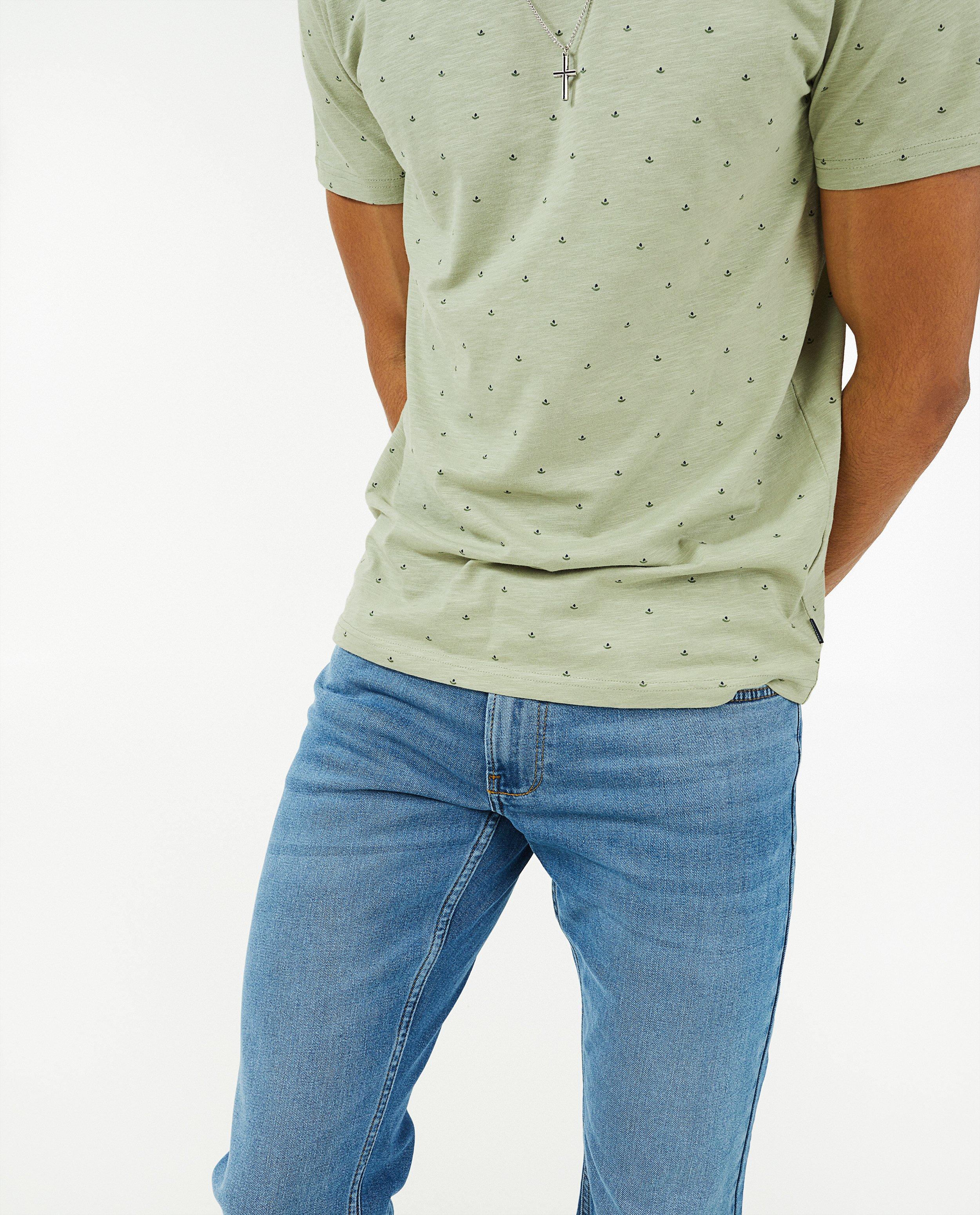 Jeans - Jeans fitted straight bleu Brandon