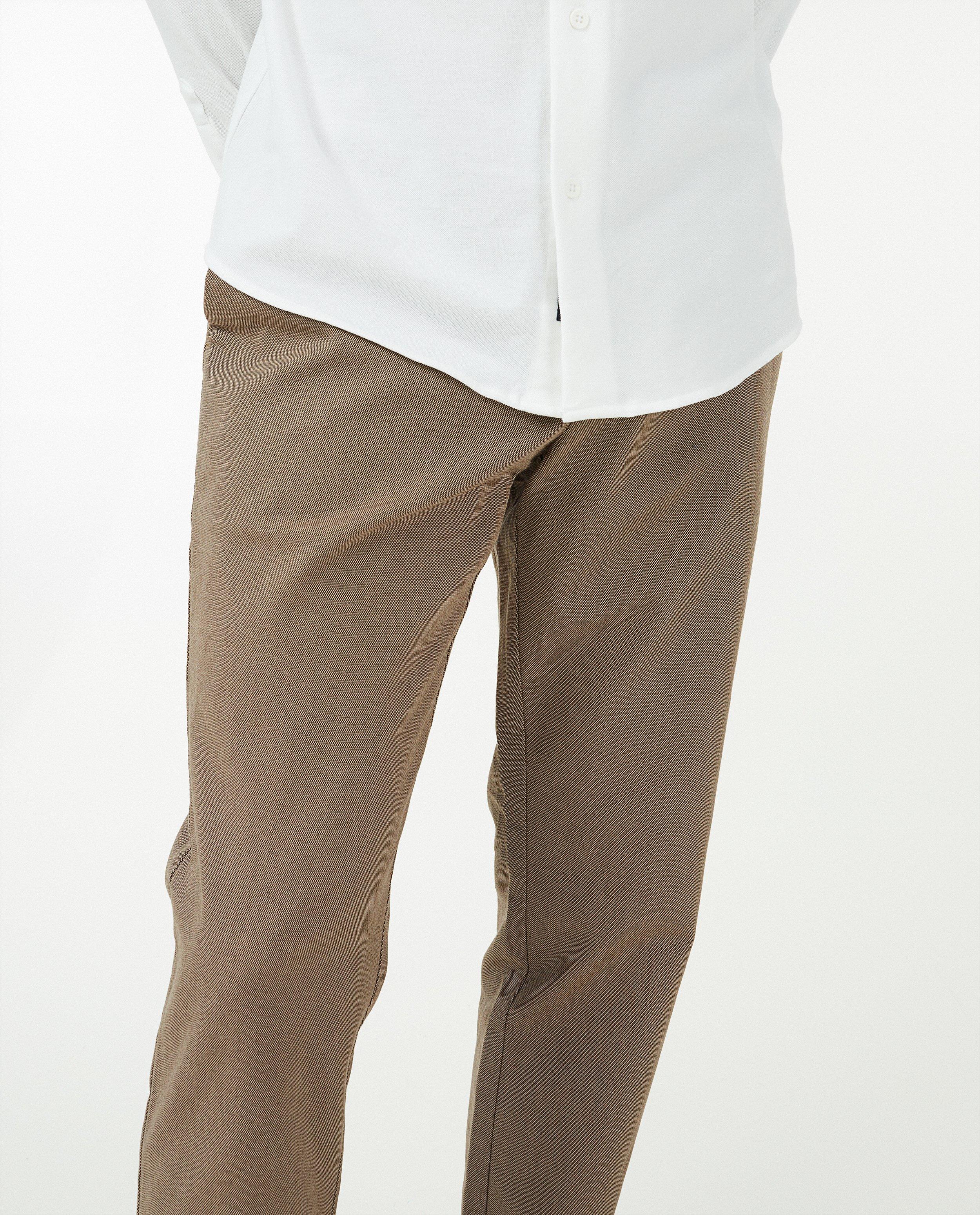 Chino slim fit Matthew met print - Product Detail - bruin - afbeelding nummer 4