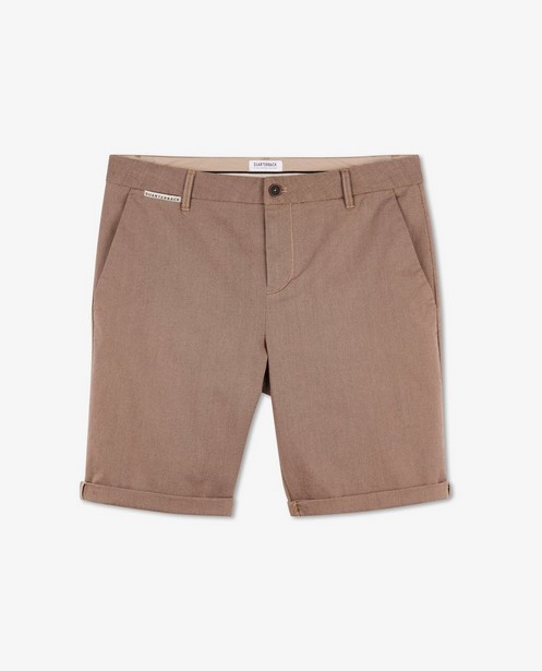 Shorts - Short brun à poches sans rabat
