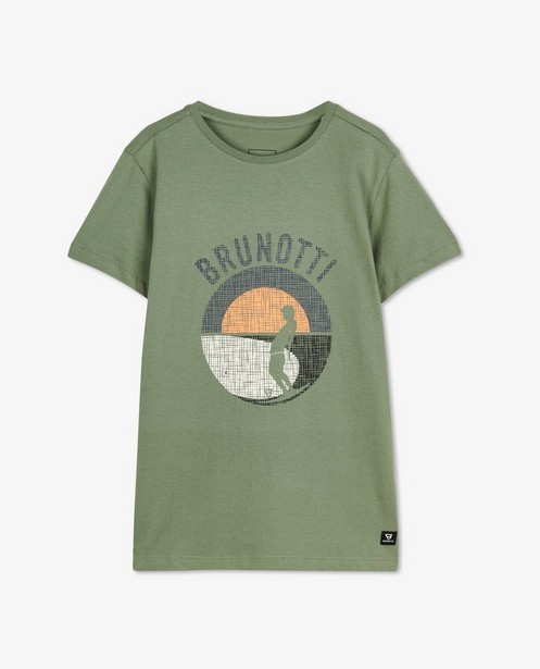 T-shirt vert à imprimé - null - Brunotti
