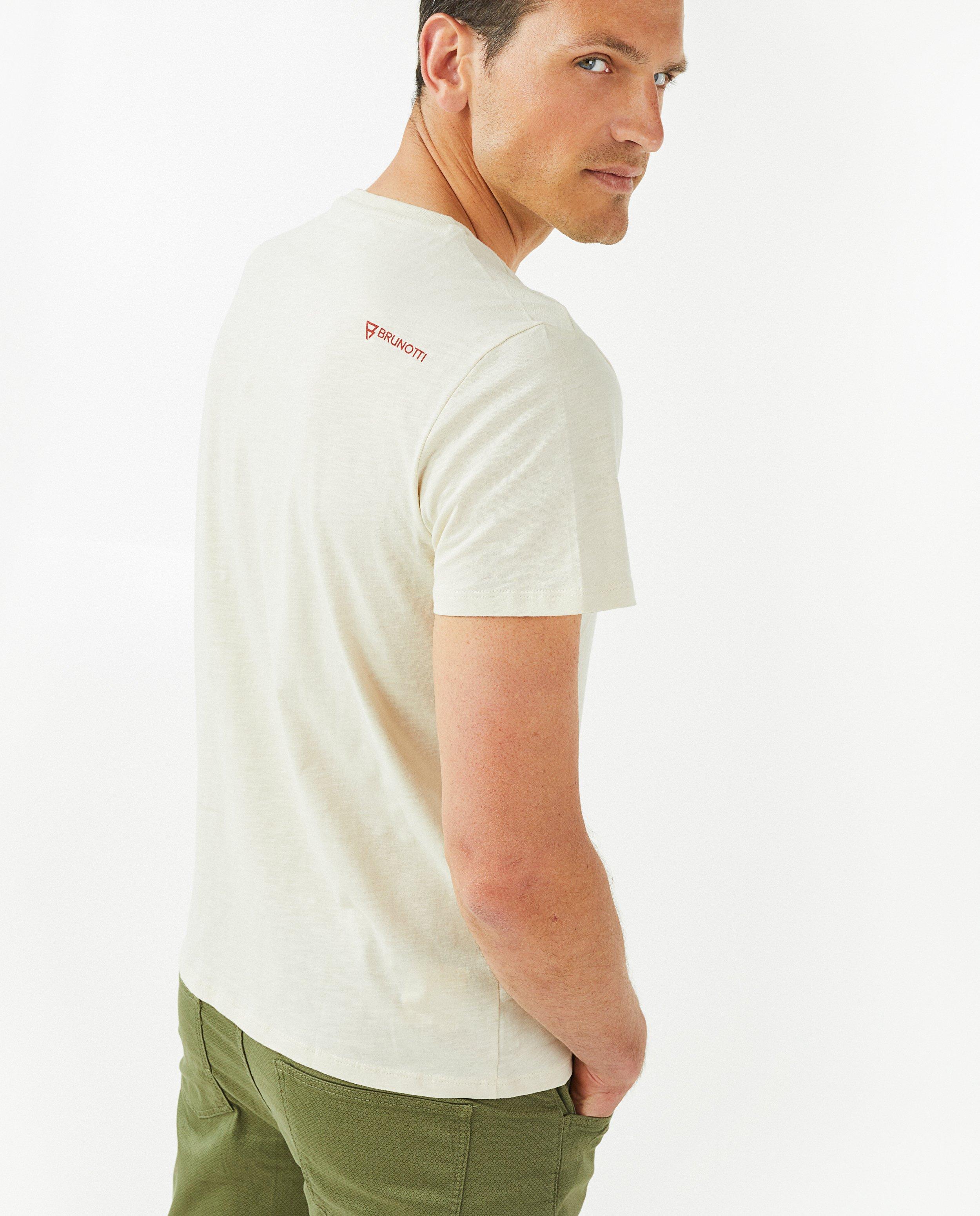 T-shirts - Beige T-shirt met print Brunotti