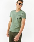 T-shirts - Groen T-shirt met borstzak Brunotti