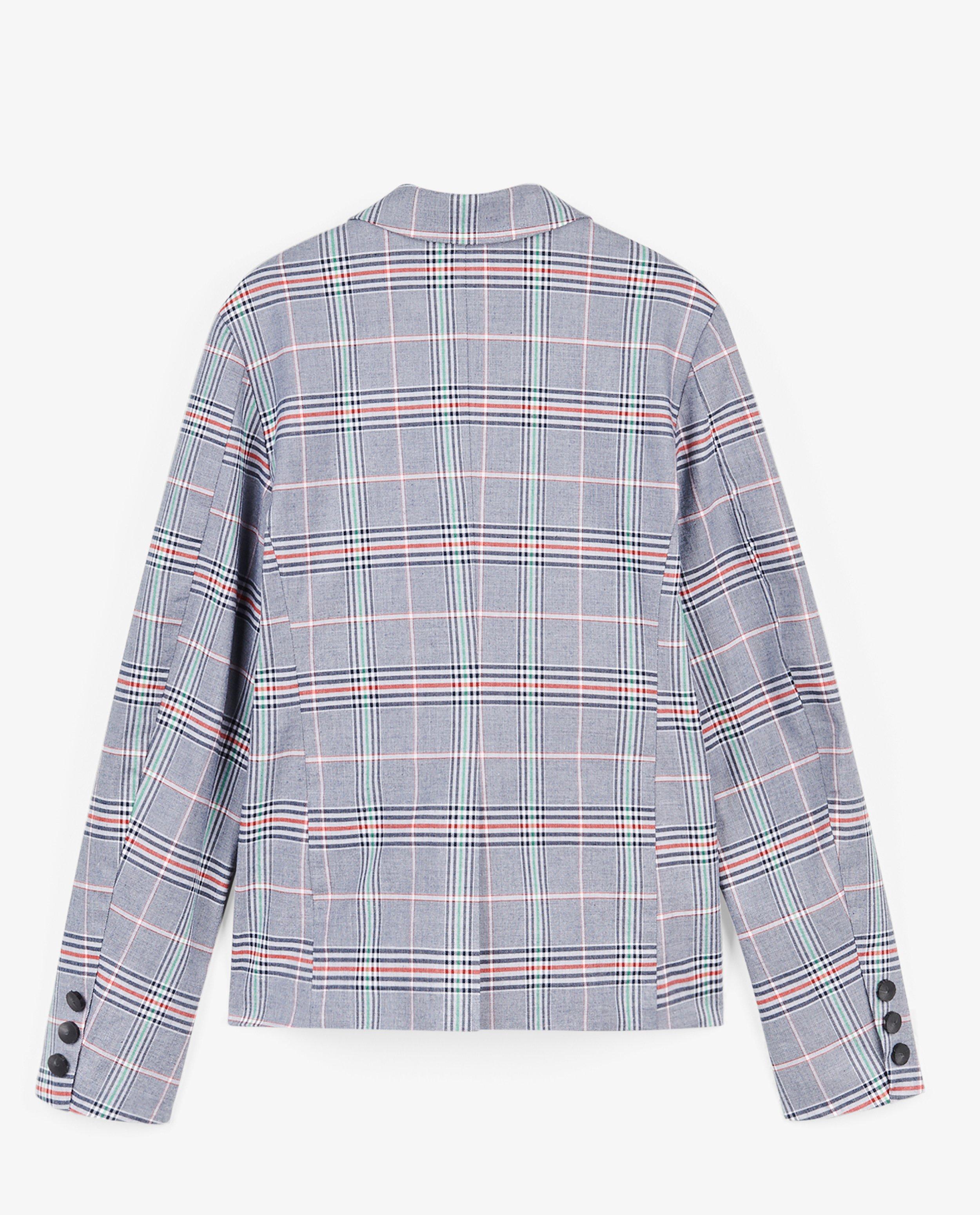 Blazers - Blauwe blazer met ruiten CKS