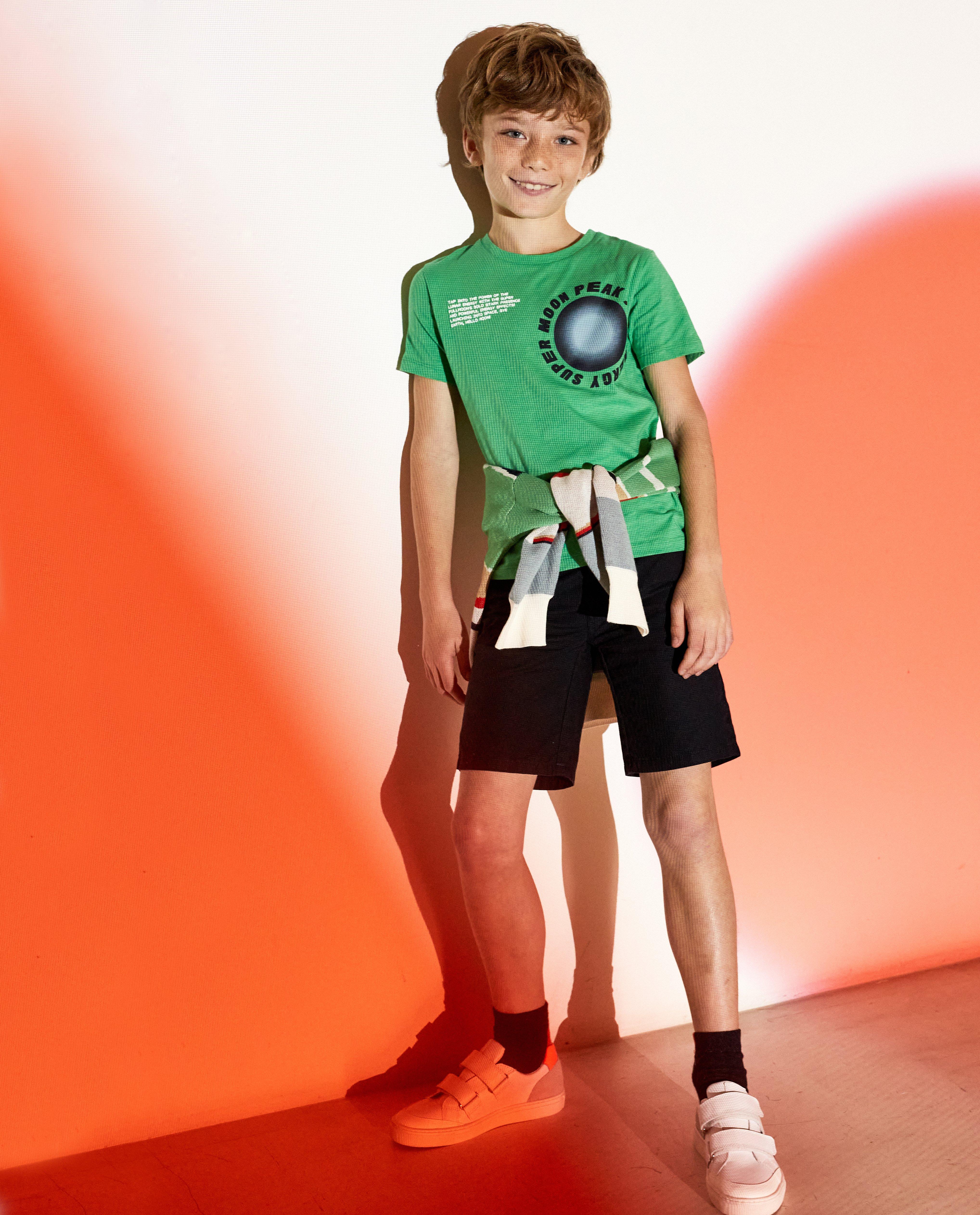 Groen T shirt met print CKS CKS Kids JBC Belgie Belgie