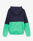 Sweaters - Groen-zwarte hoodie CKS