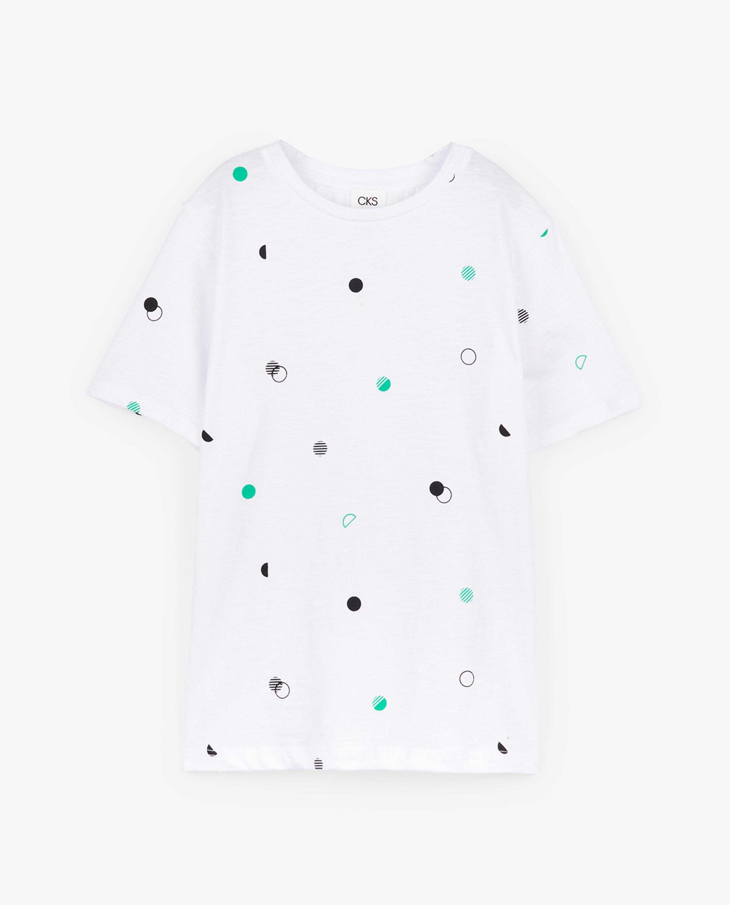 T-shirts - T-shirt blanc à imprimé CKS
