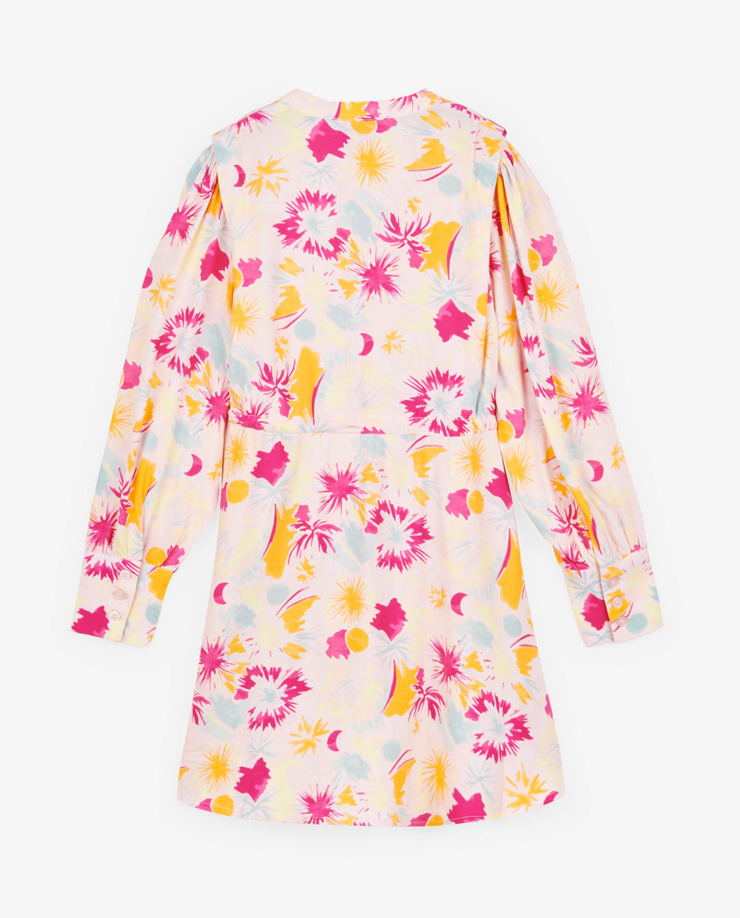 Kleedjes - Roze jurk met print CKS