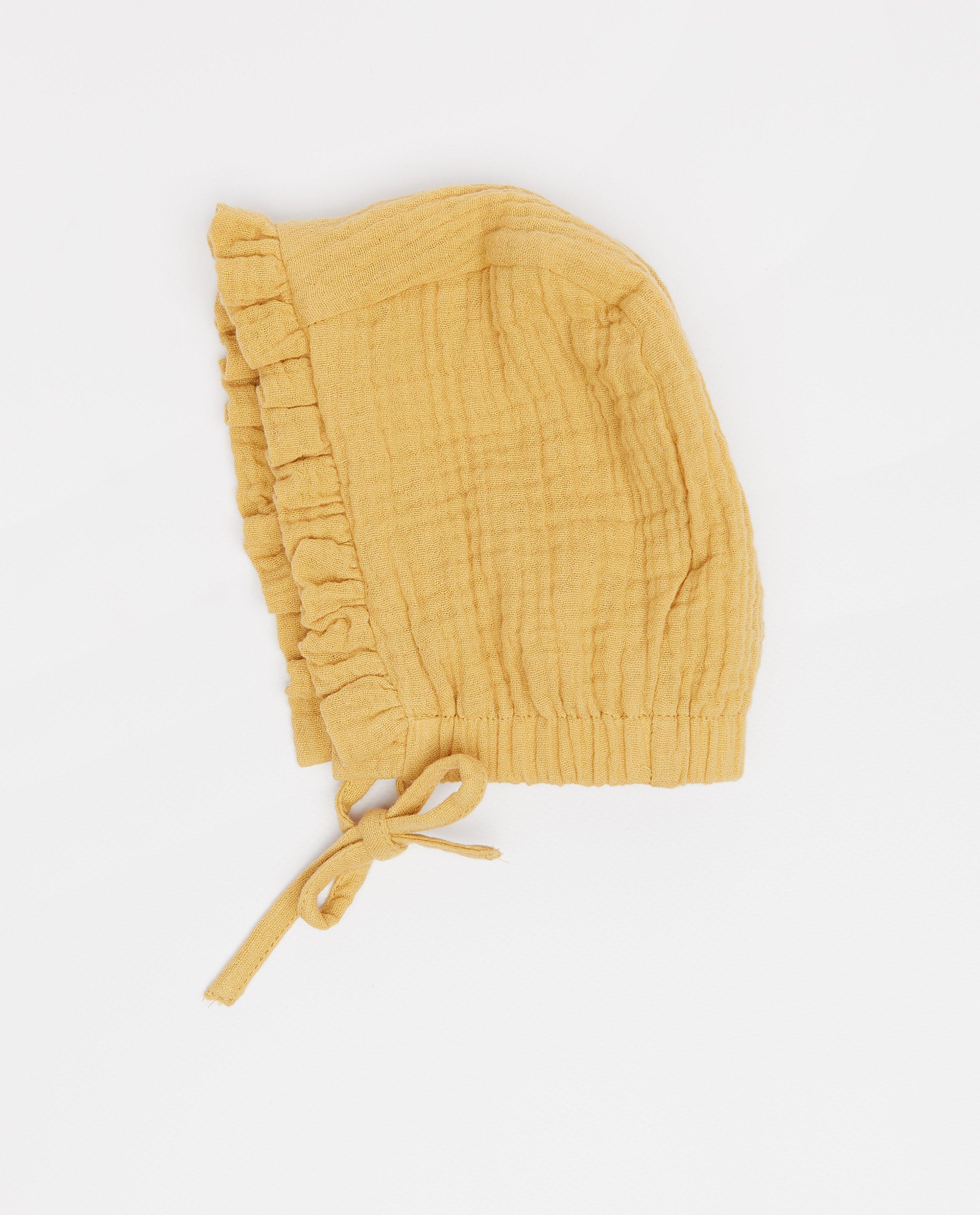 Geel mutsje - null - Newborn 50-68