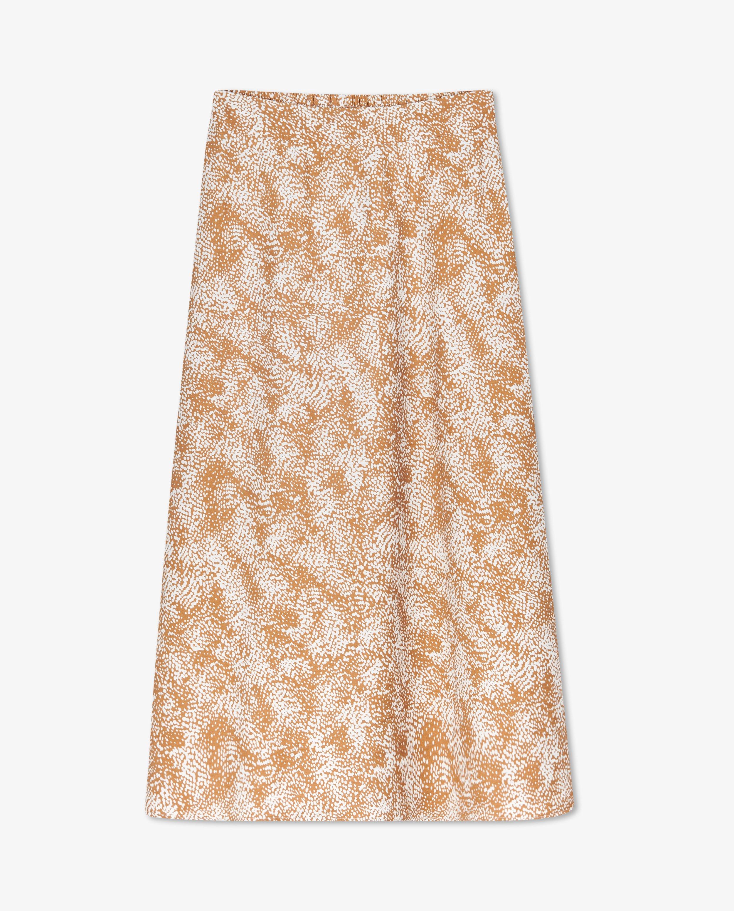 Rokken - Bruine rok met print Sora