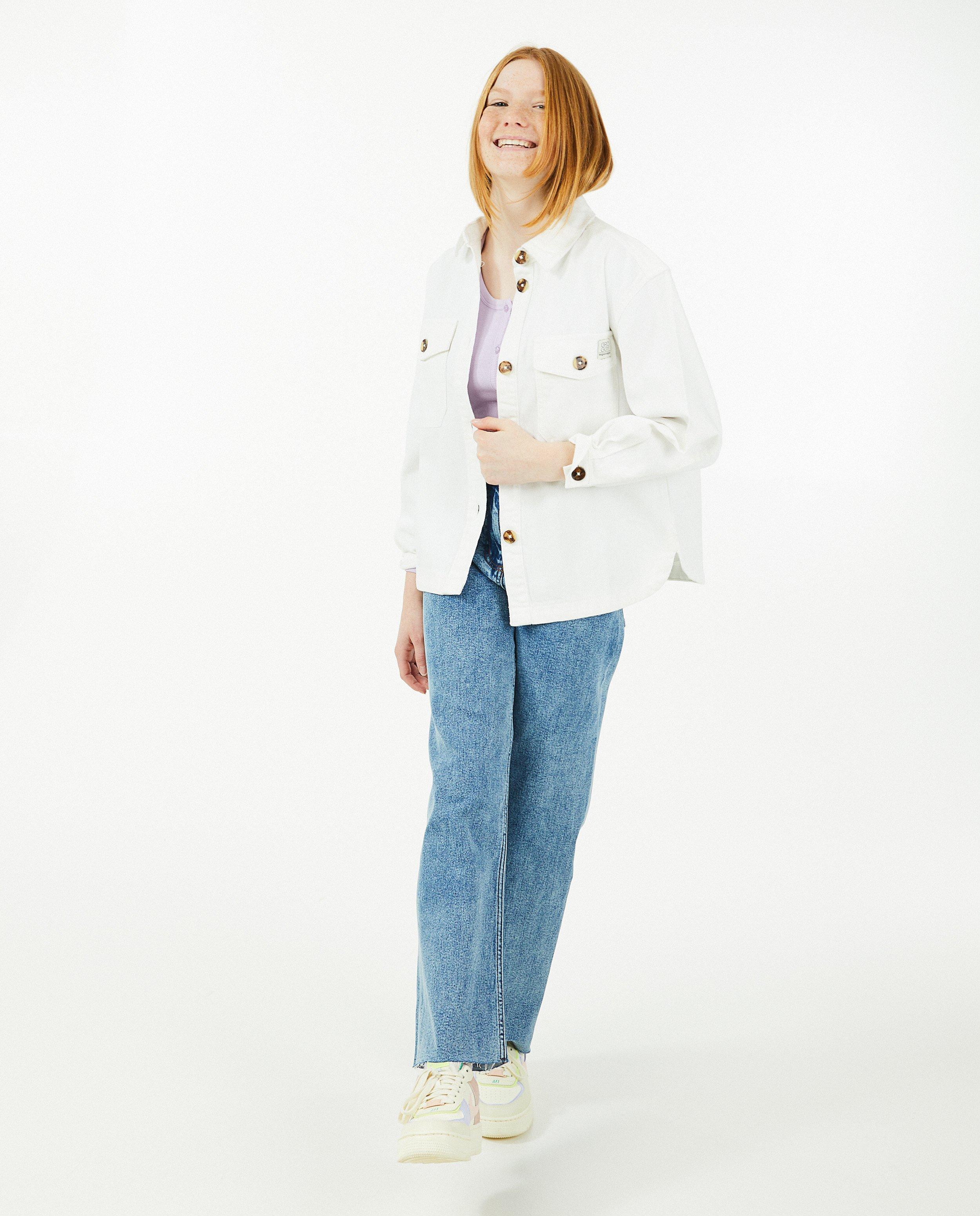 Witte jeansjas - Product Detail - lichtbeige - afbeelding nummer 1