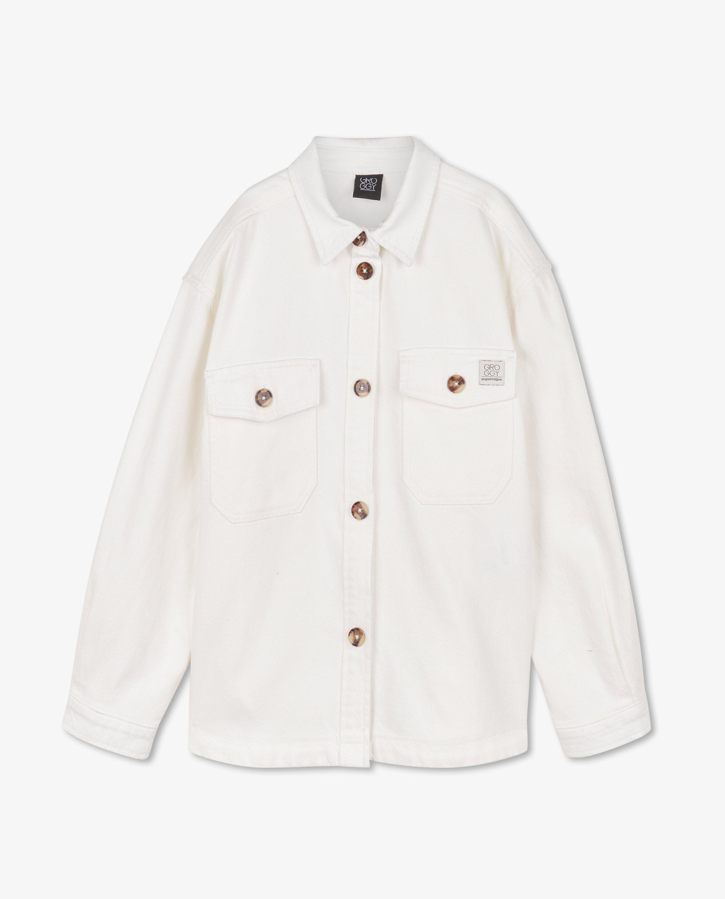 Blazers - Veste en jeans blanche