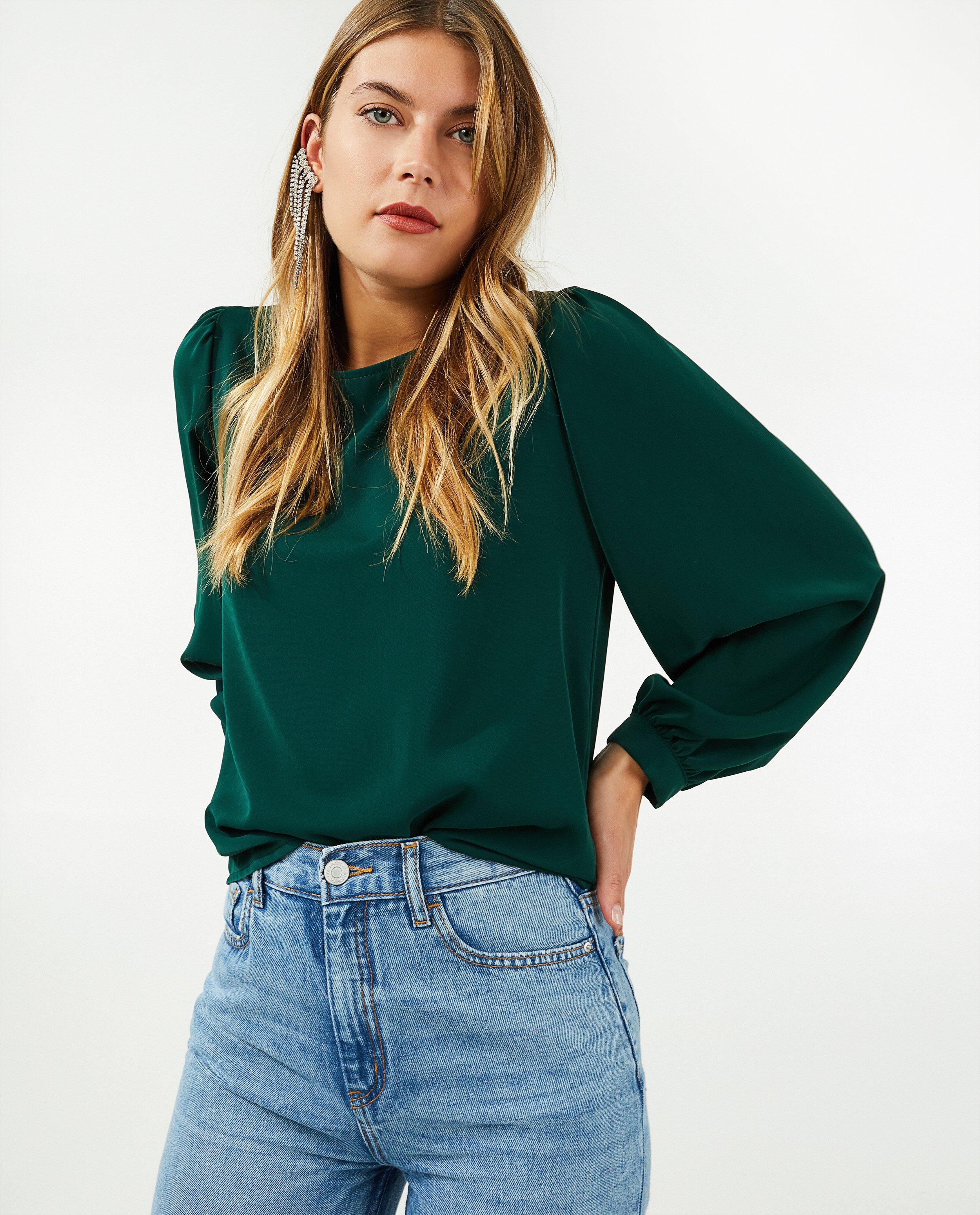 Blouse verte Ella Italia - D&eacute;tails du produit - khaki - image num&eacute;ro 2