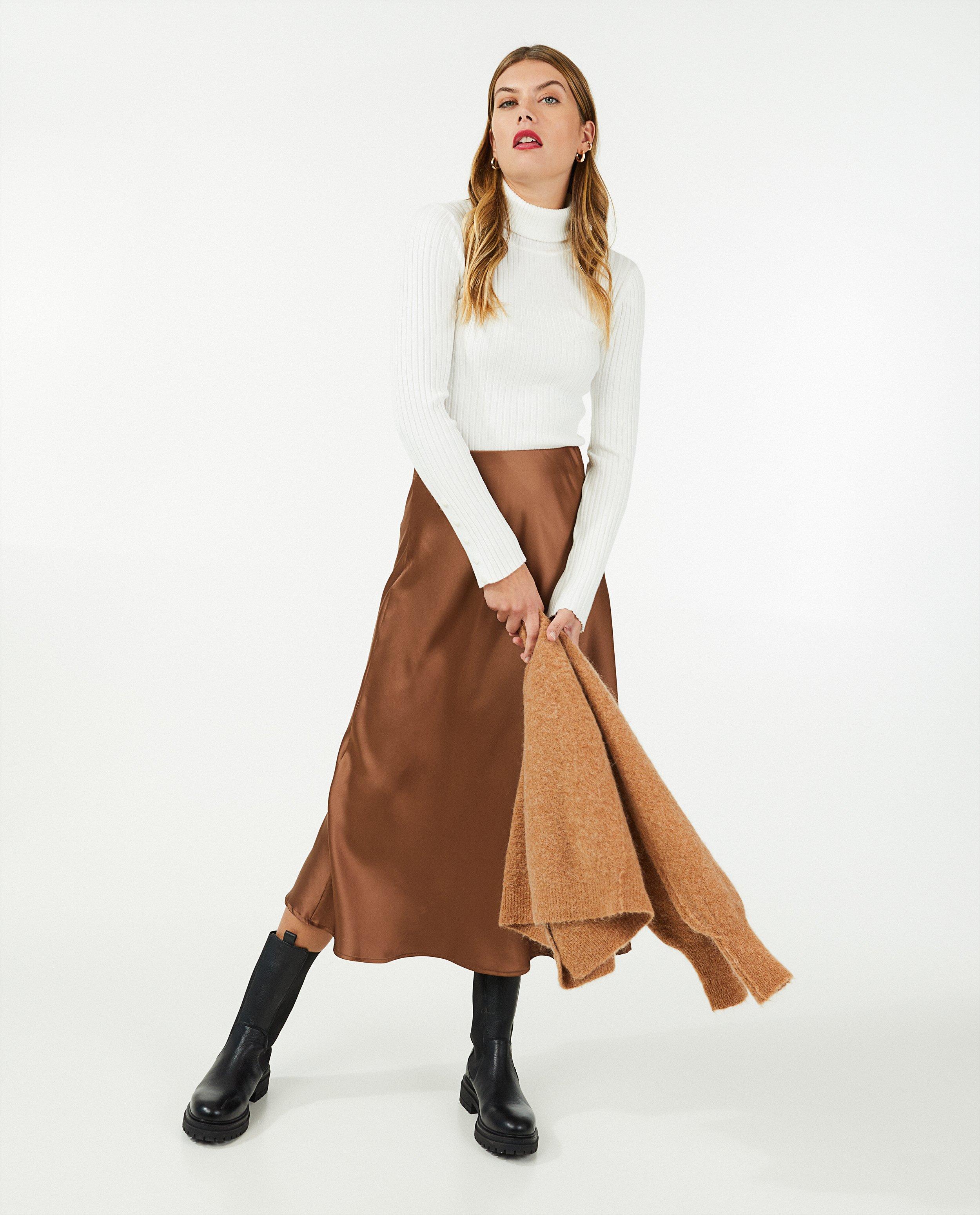 Witte coltrui met rib - null - Ella Italia