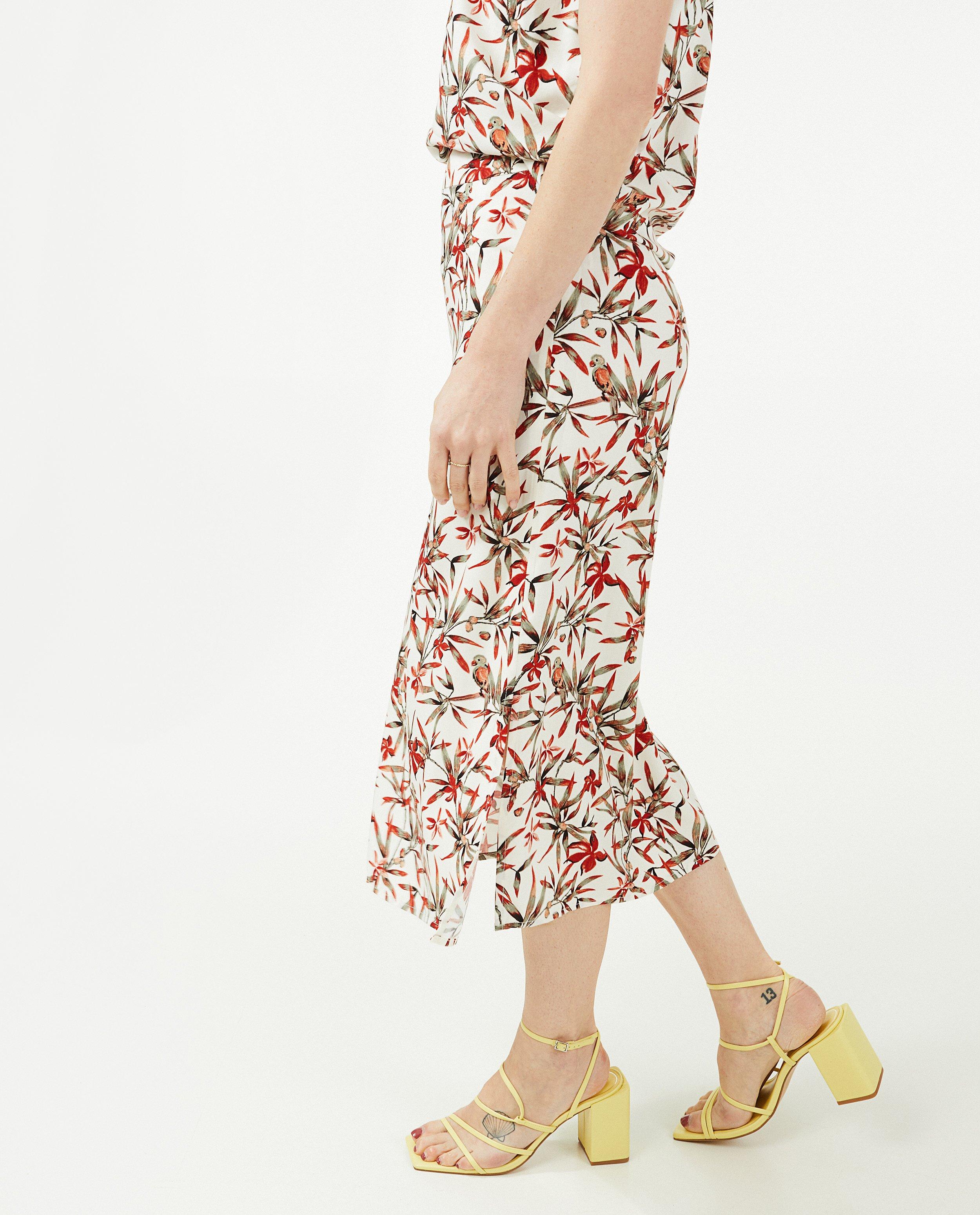 Rokken - Witte rok met print Sora