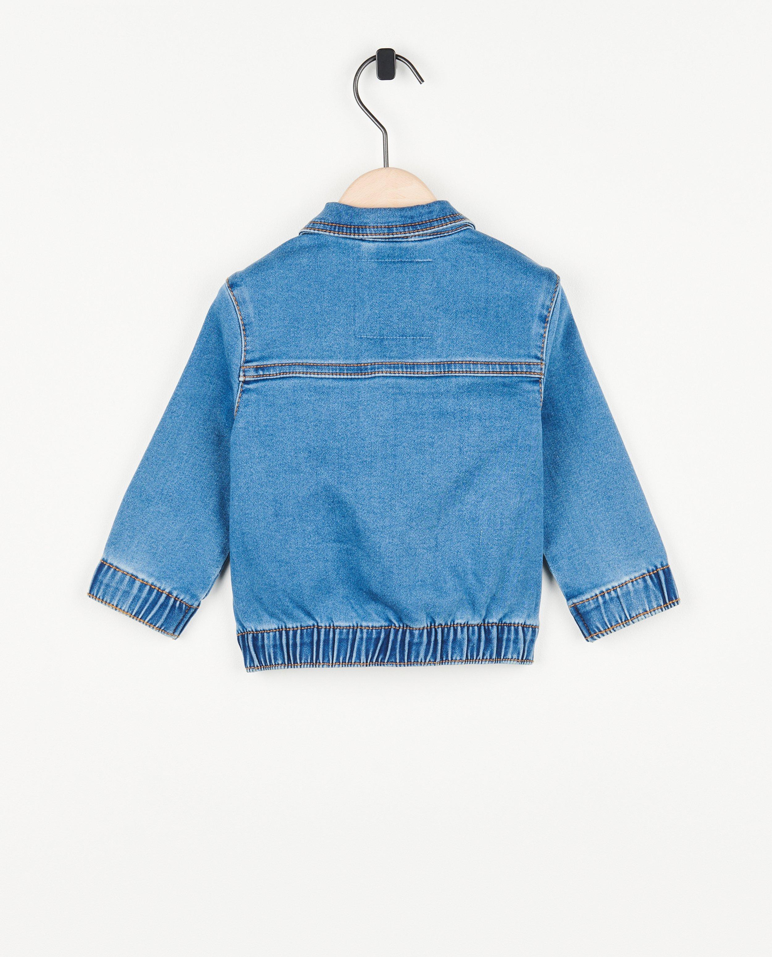 Blazers - Blauw jeansvestje met knopen