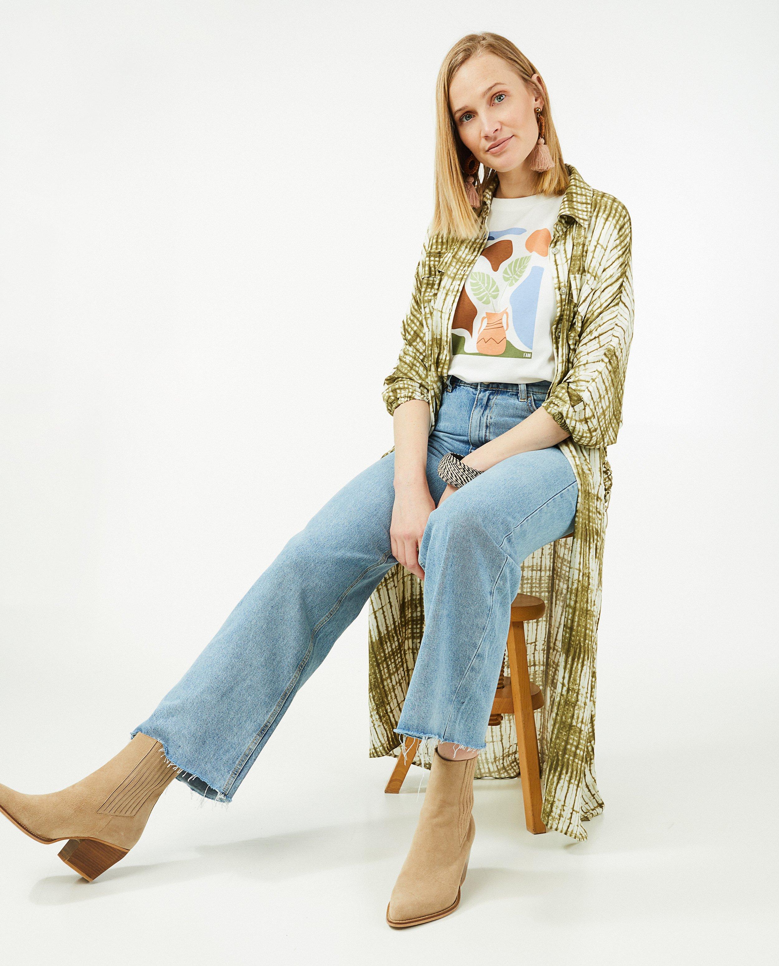 Kleedjes - Jurk met tie dye I AM, dames