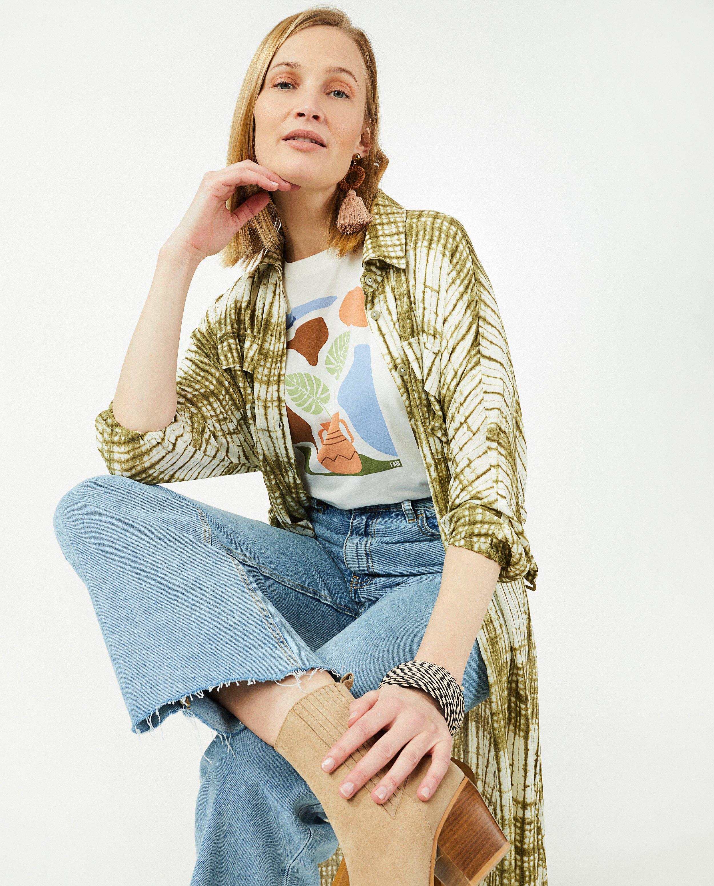 Kleedjes - Jurk met tie dye I AM, dames