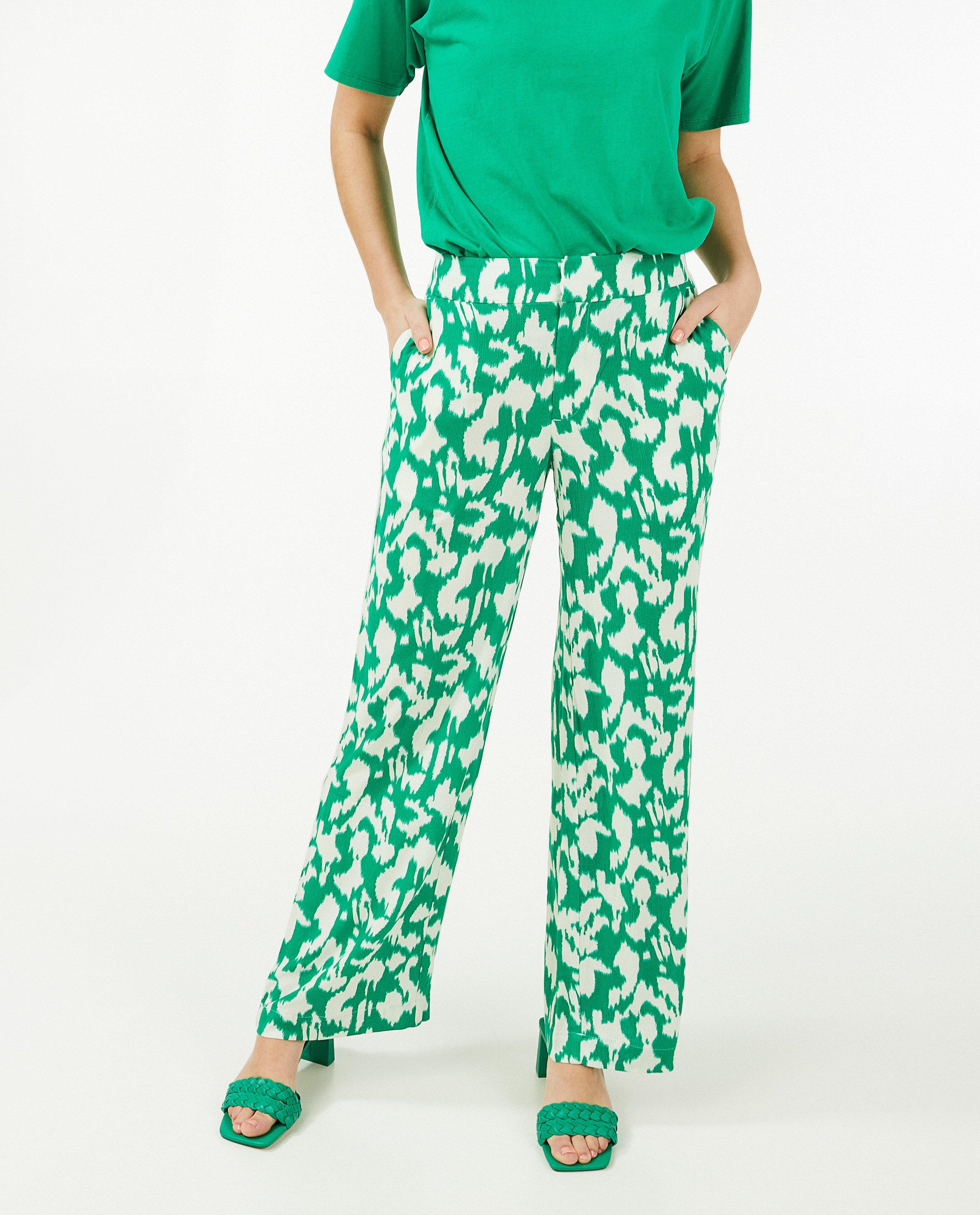 Groene broek met print Sora - Product Detail - wit - afbeelding nummer 2