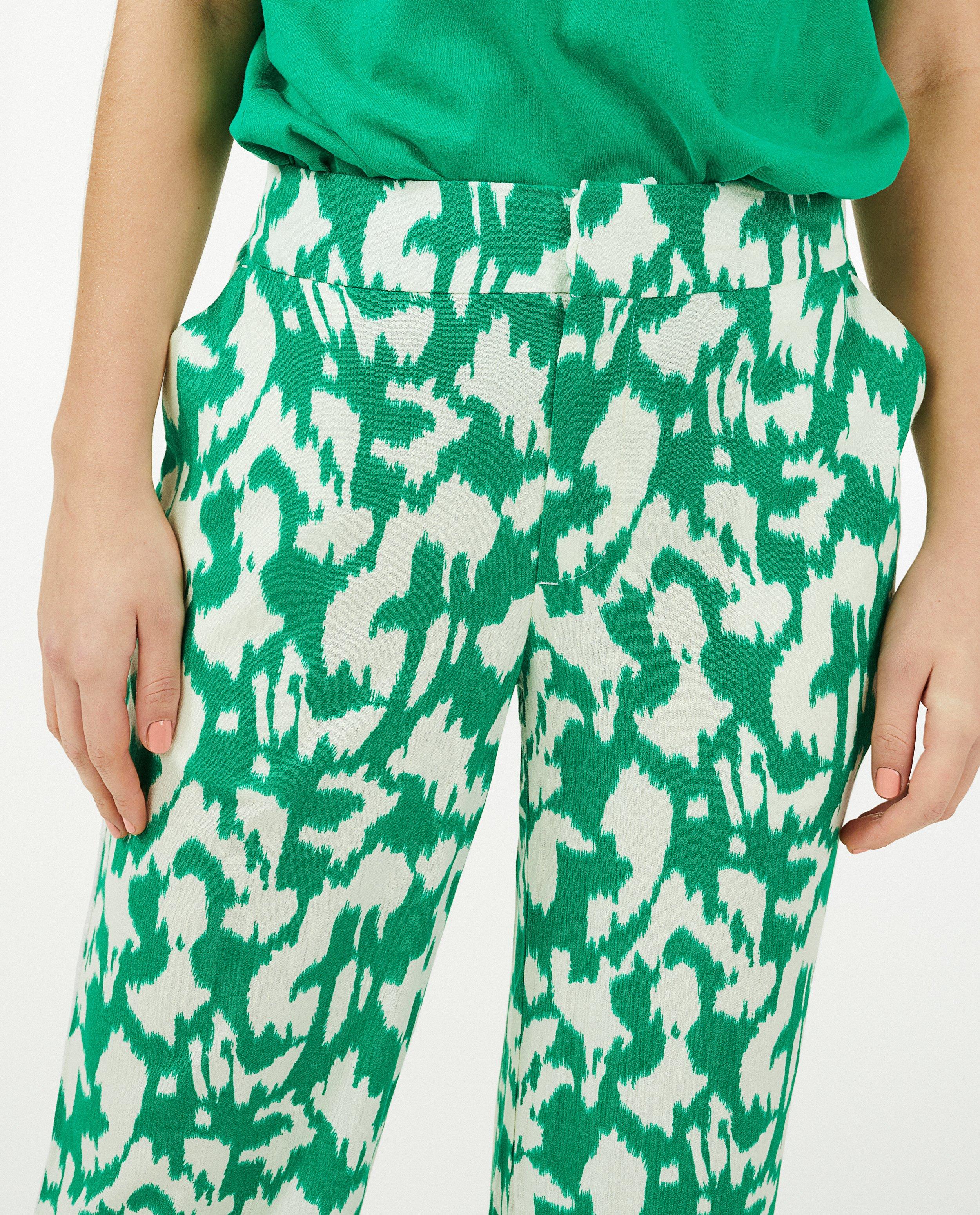 Groene broek met print Sora - Product Detail - wit - afbeelding nummer 4
