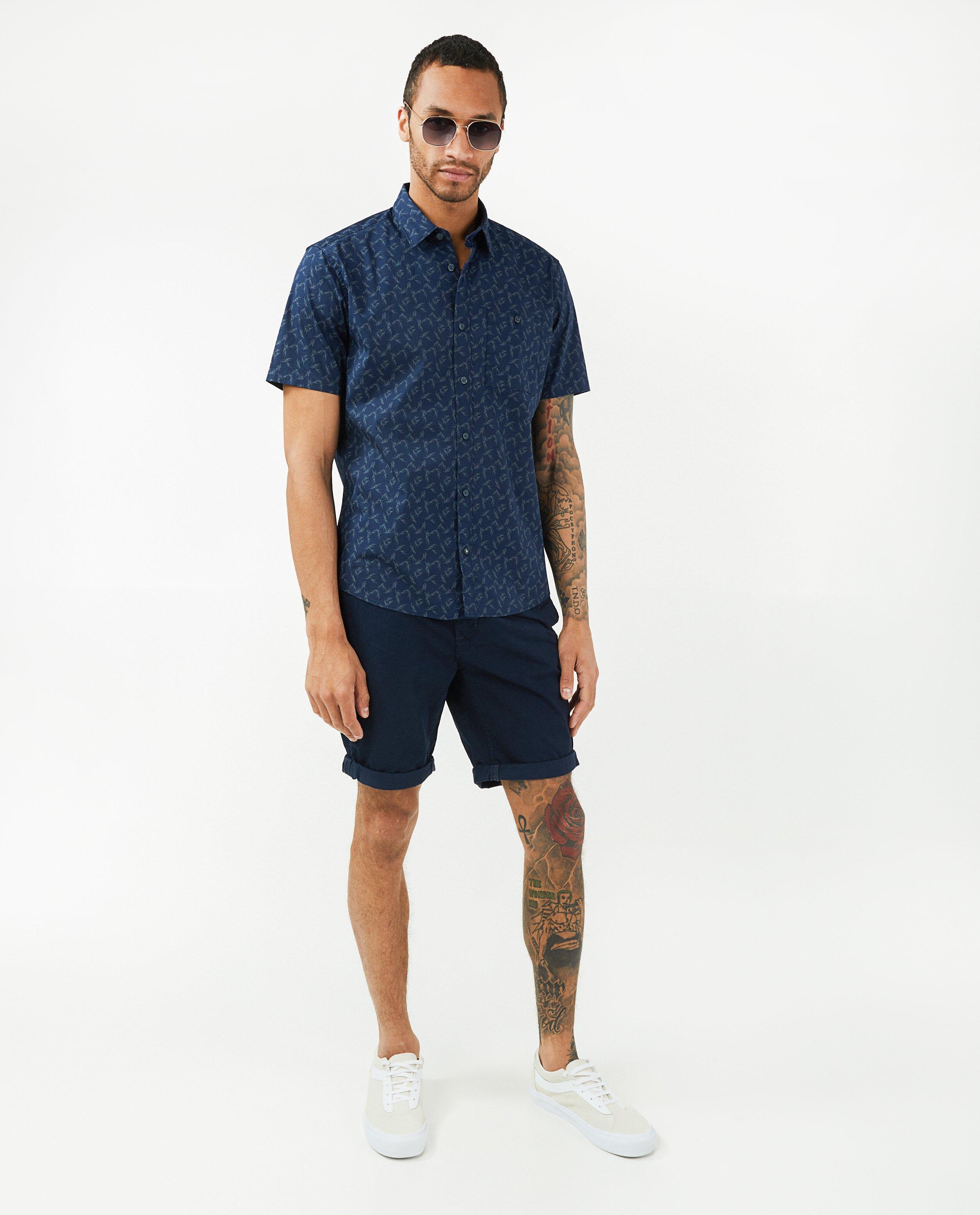 Short bleu regular fit - null - Quarterback