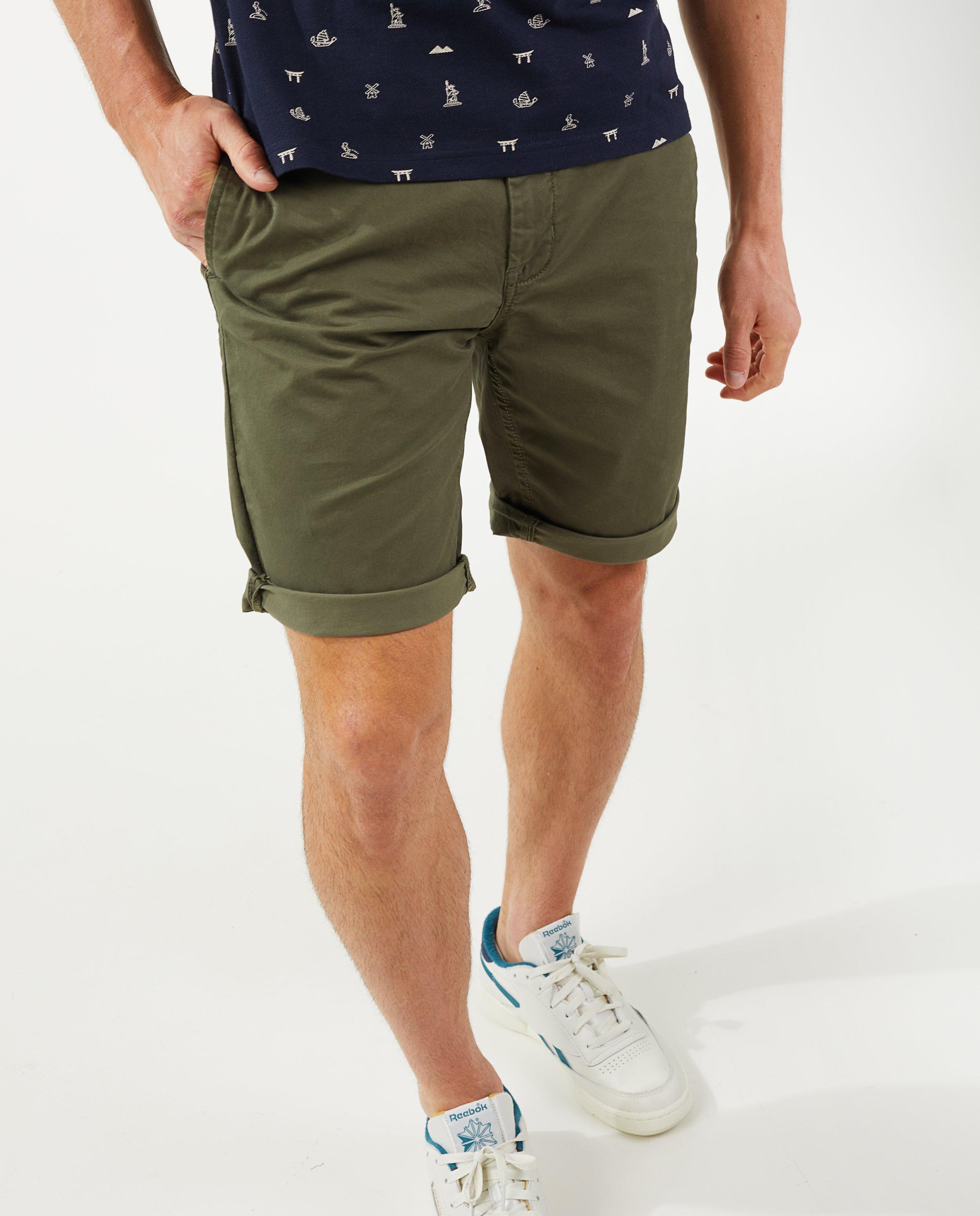 Shorts - Short bleu regular fit