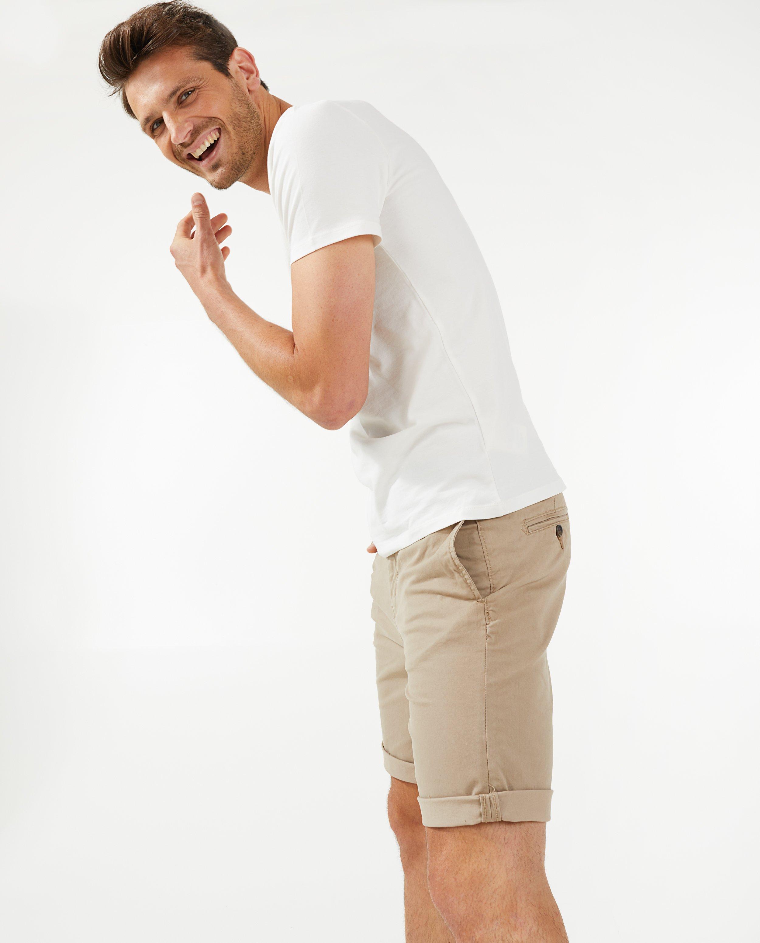 Beige short regular fit - null - Quarterback