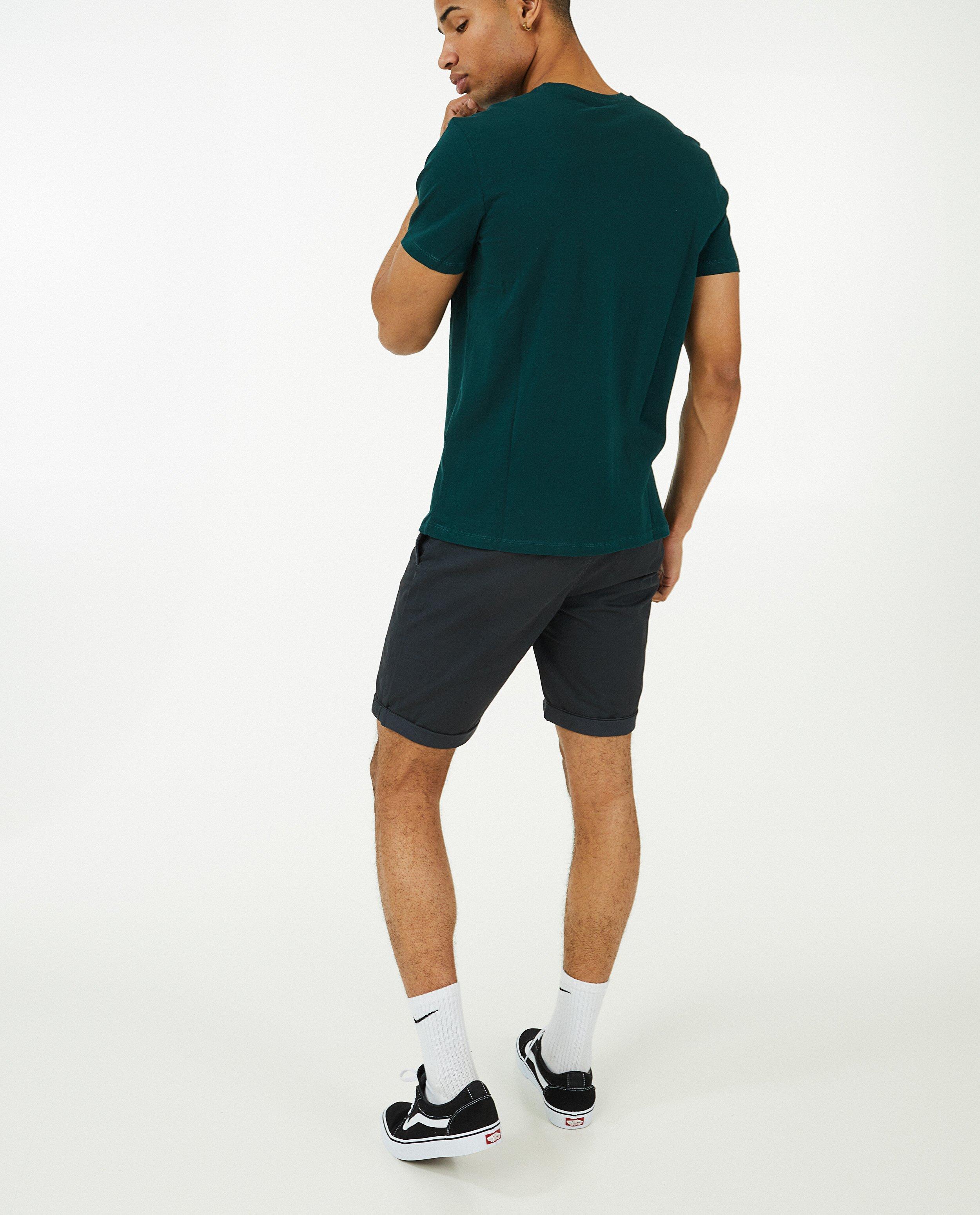 Shorten - Donkergrijze short met zakken