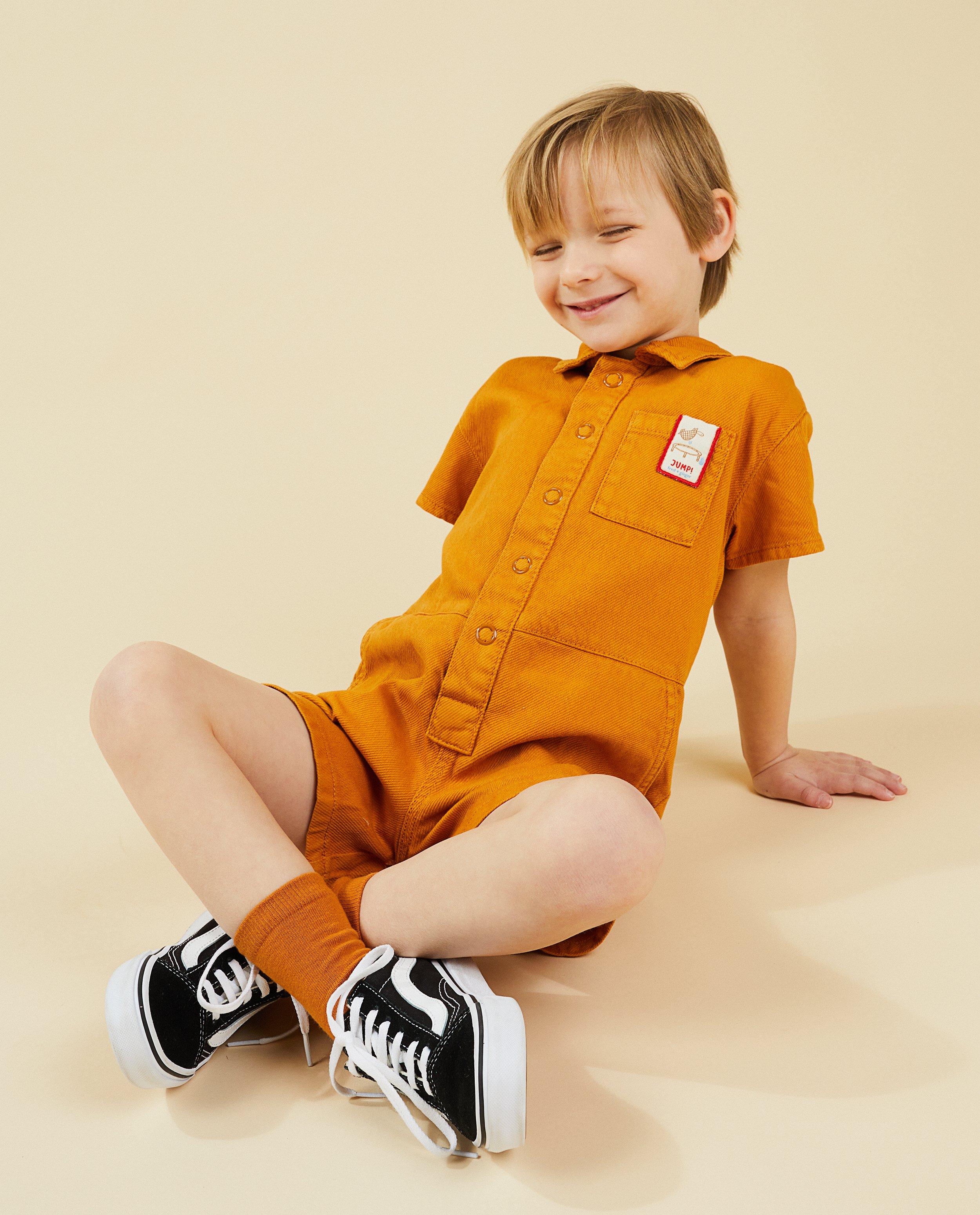 Jumpsuit - Okergeel jumpsuit fred + ginger