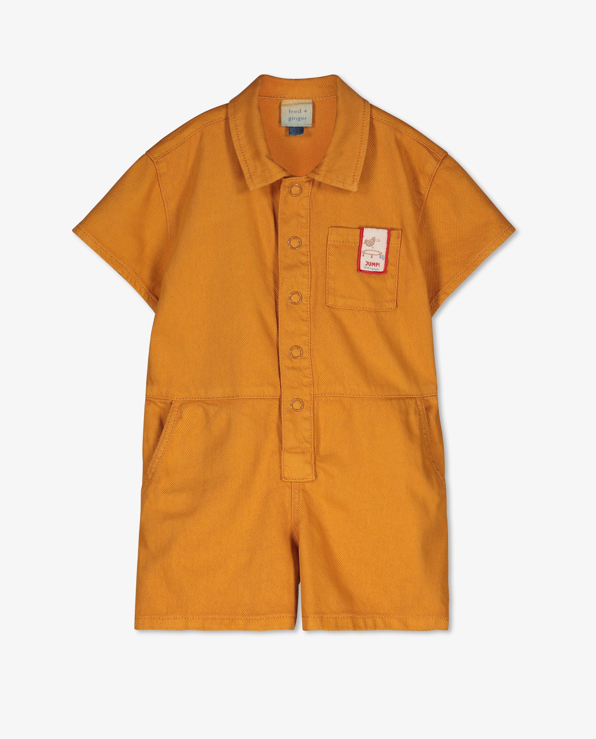 Jumpsuit - Okergeel jumpsuit fred + ginger